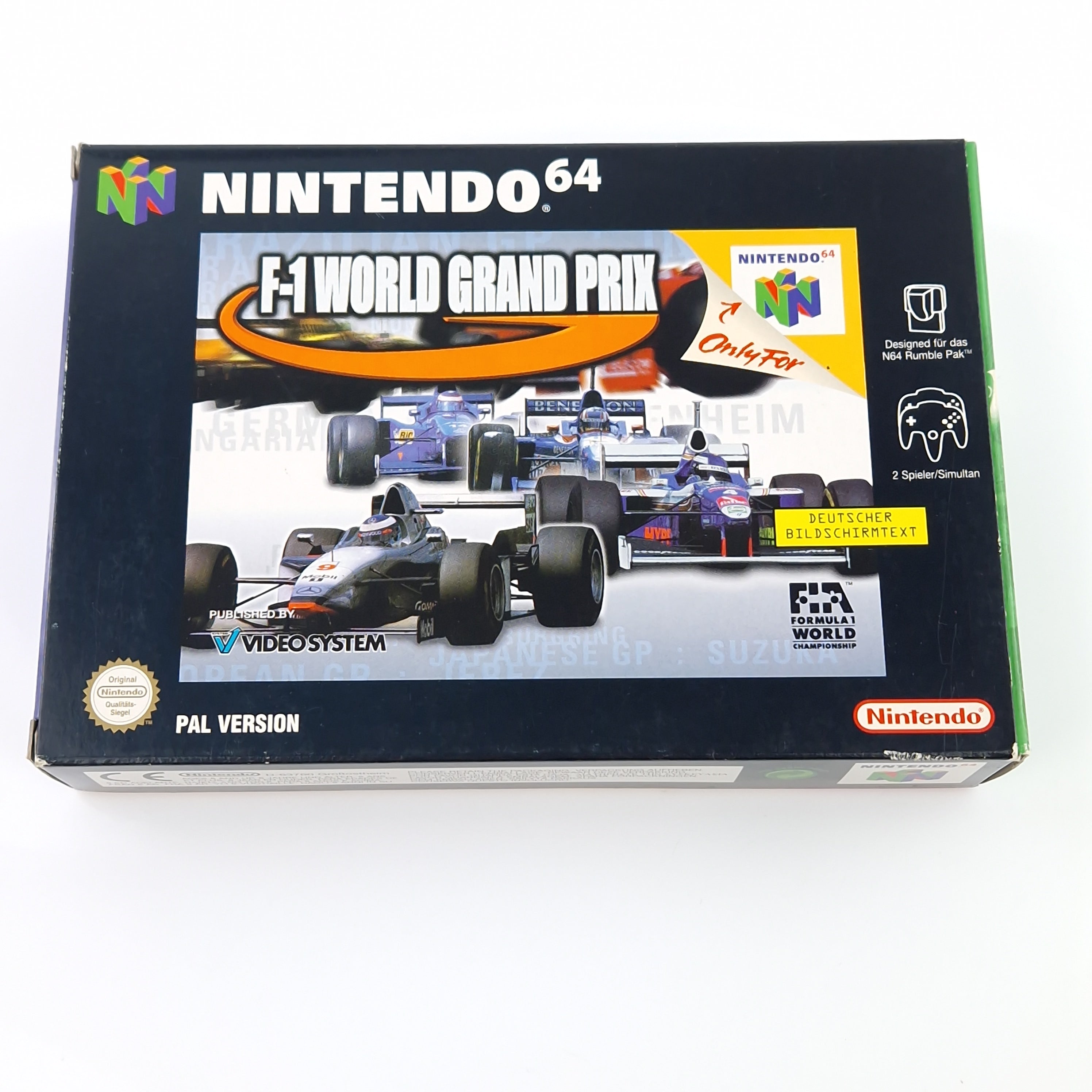 Nintendo 64 Spiel – F1-World Grand Prix N64 Modul OVP CIB