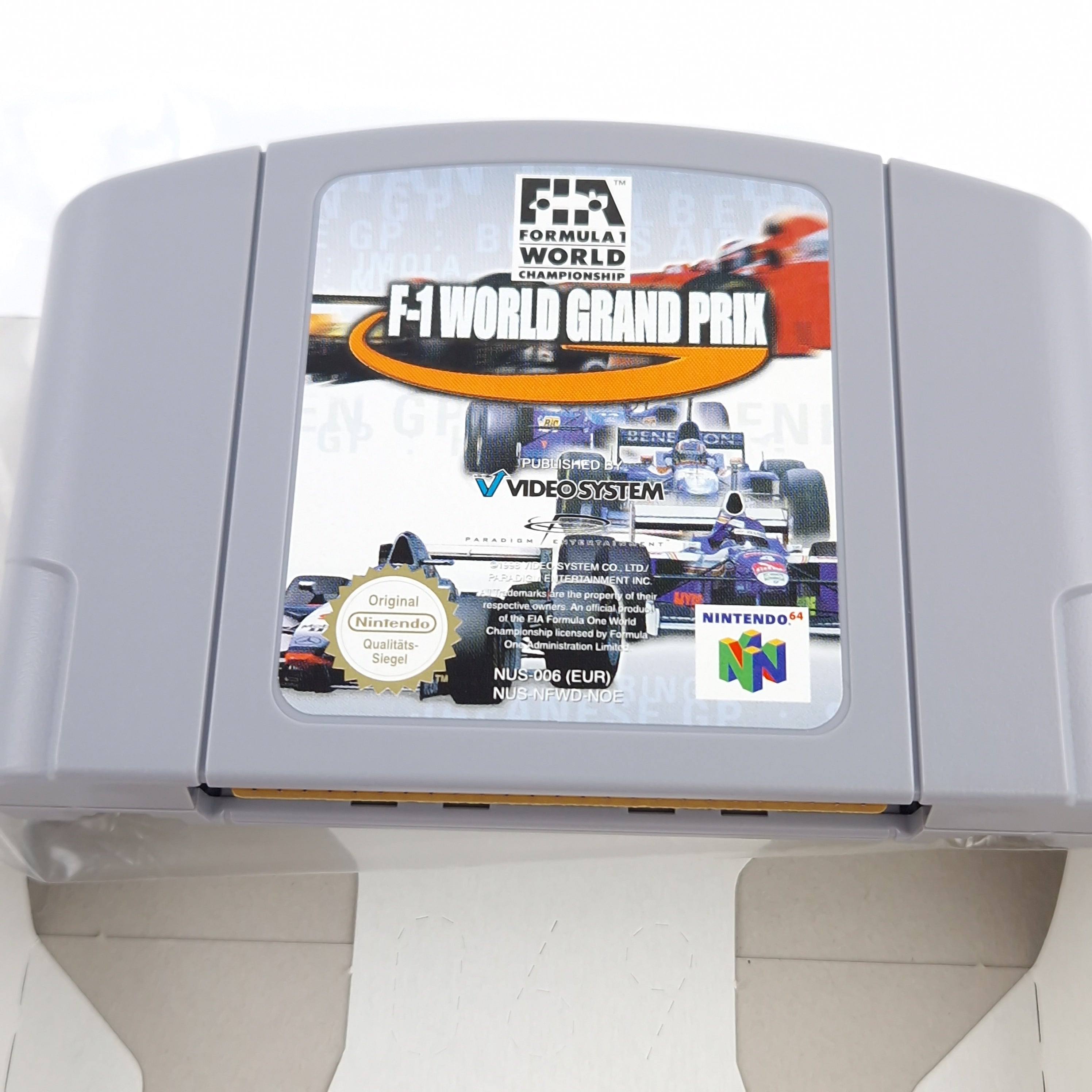 Nintendo 64 Spiel – F1-World Grand Prix N64 Modul OVP CIB