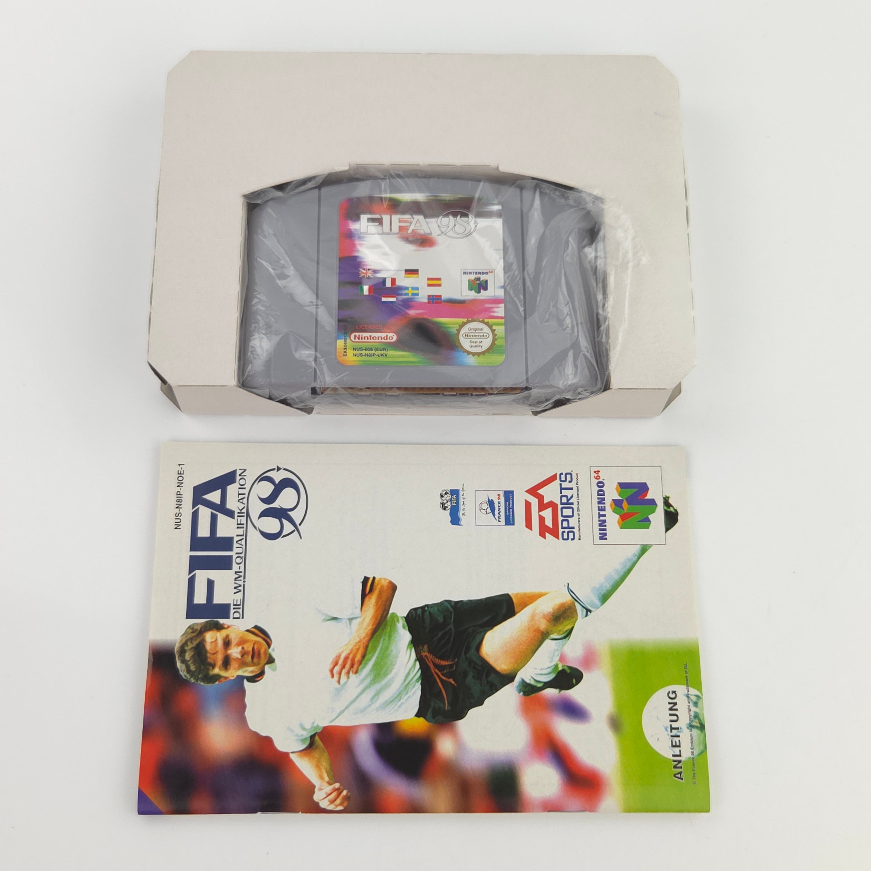 Nintendo 64 Spiel FIFA WM Qualifikation 98 N64 OVP PAL