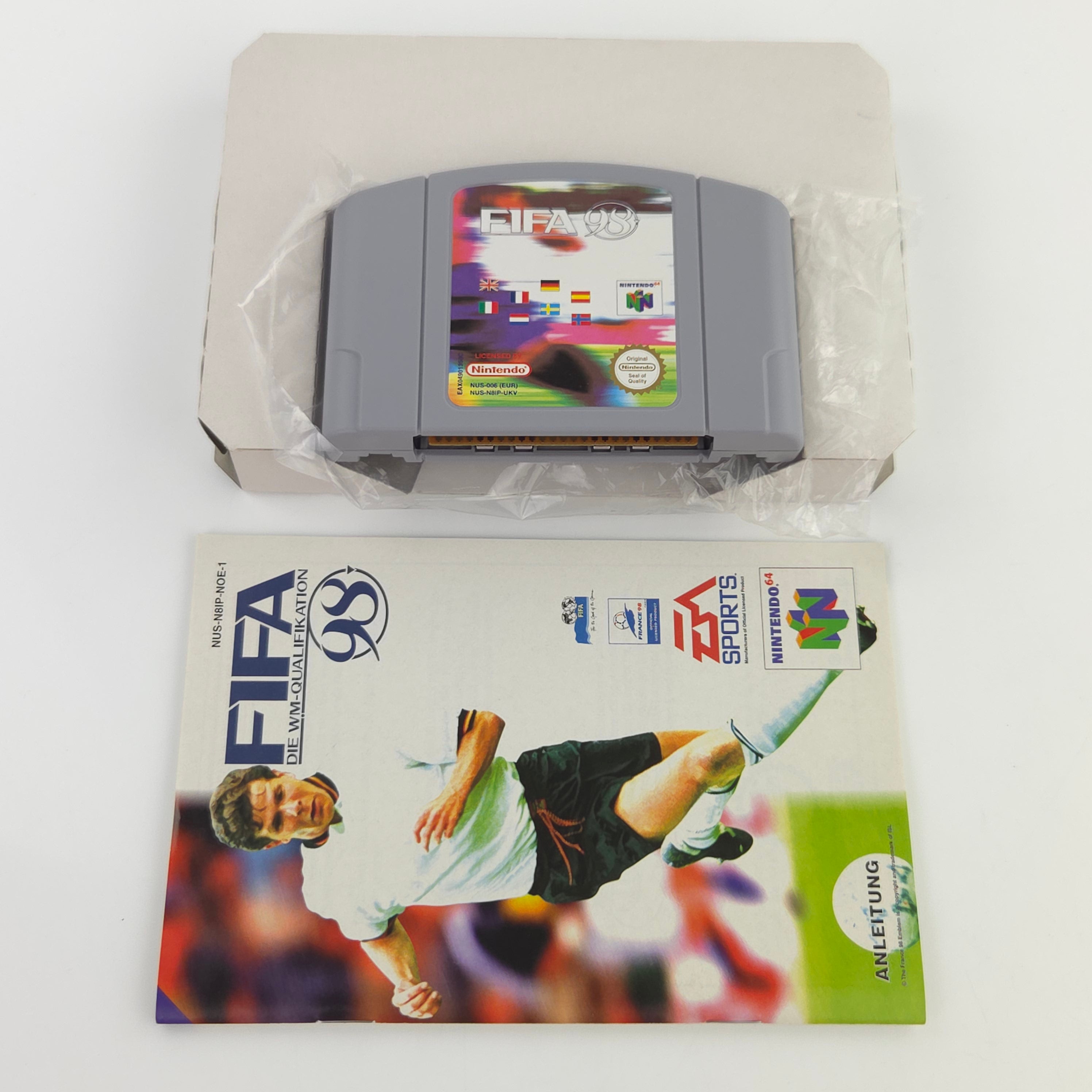 Nintendo 64 Spiel FIFA WM Qualifikation 98 N64 OVP PAL