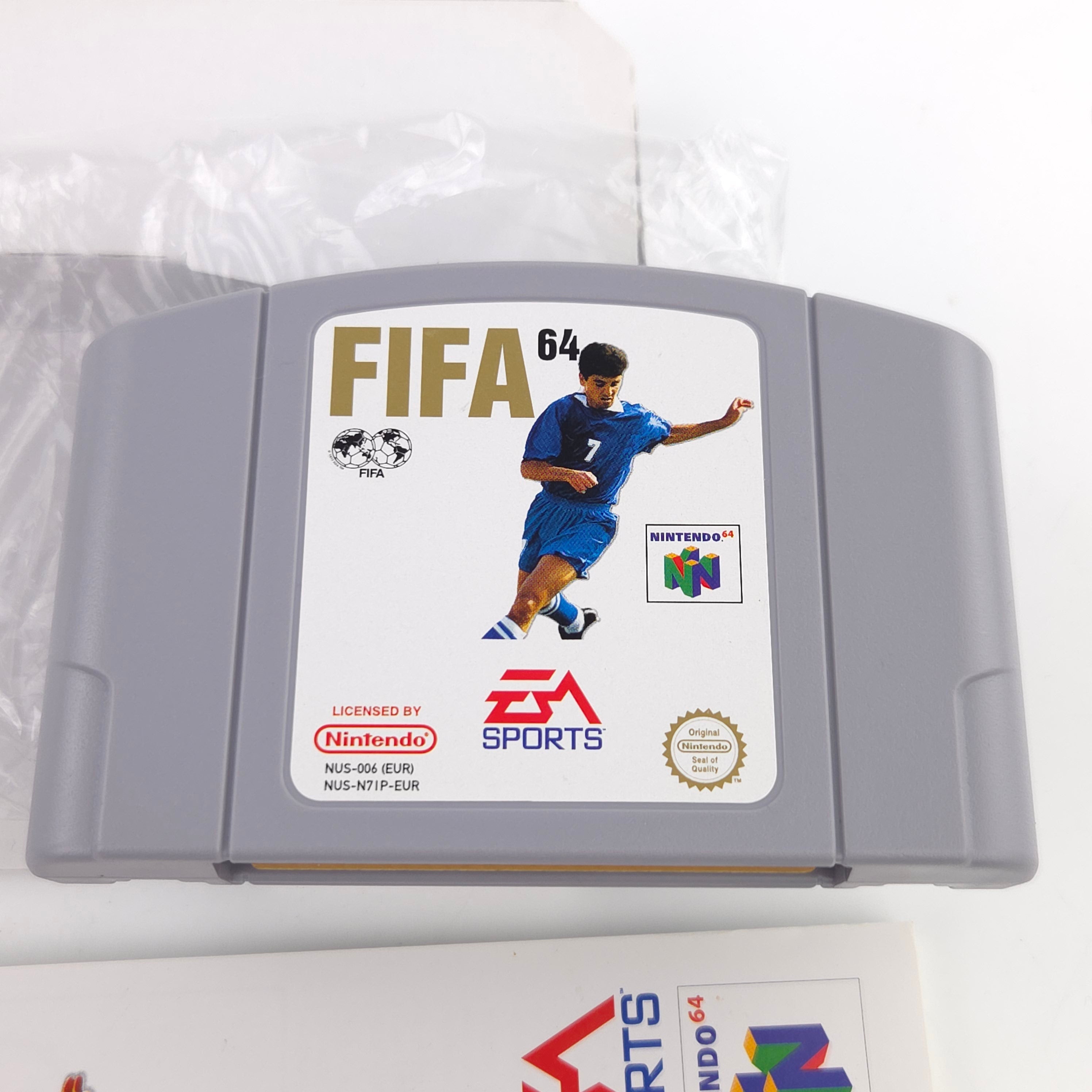 Nintendo 64 Spiel – FIFA 64 (N64 OVP PAL)