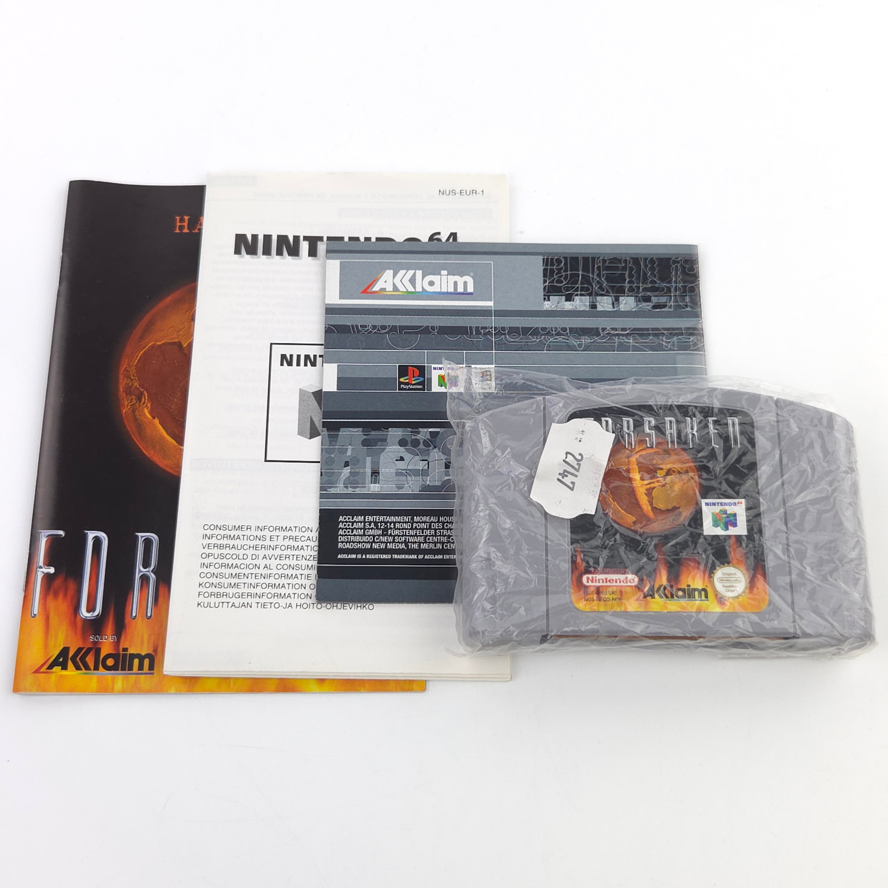 Nintendo 64 Spiel – Forsaken (N64 OVP PAL)