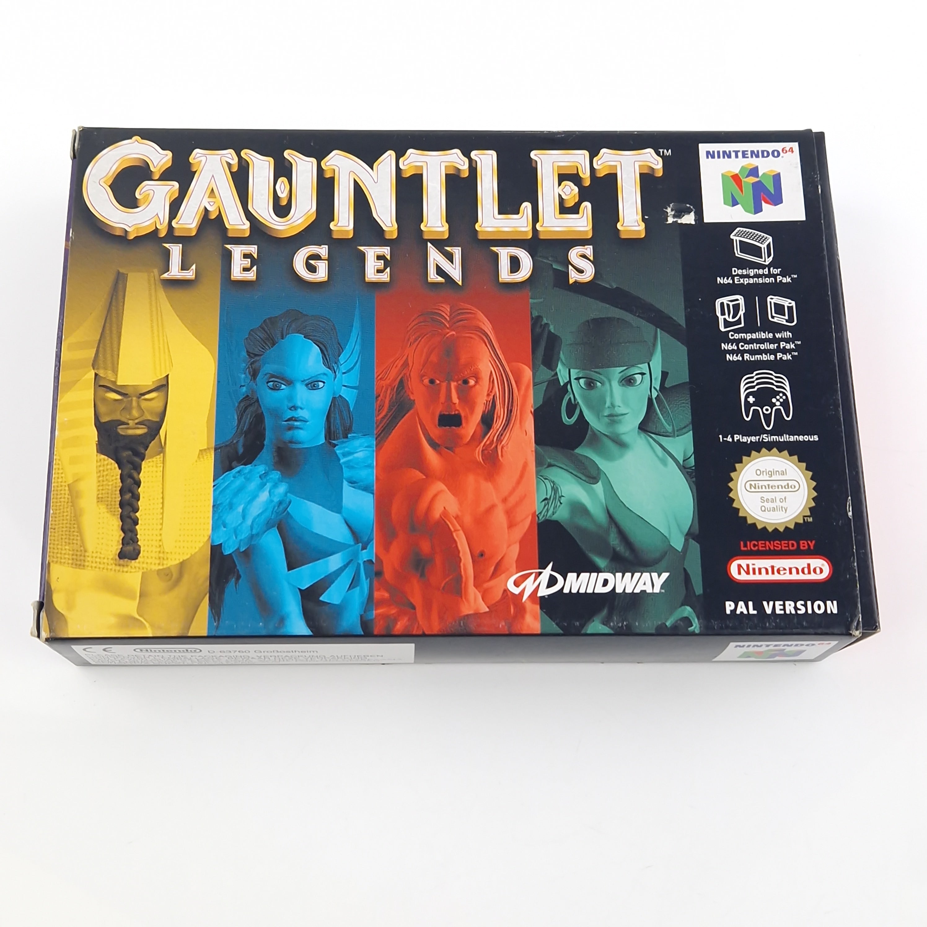 Nintendo 64 Spiel – Gauntlet Legends (PAL EUU OVP CIB)
