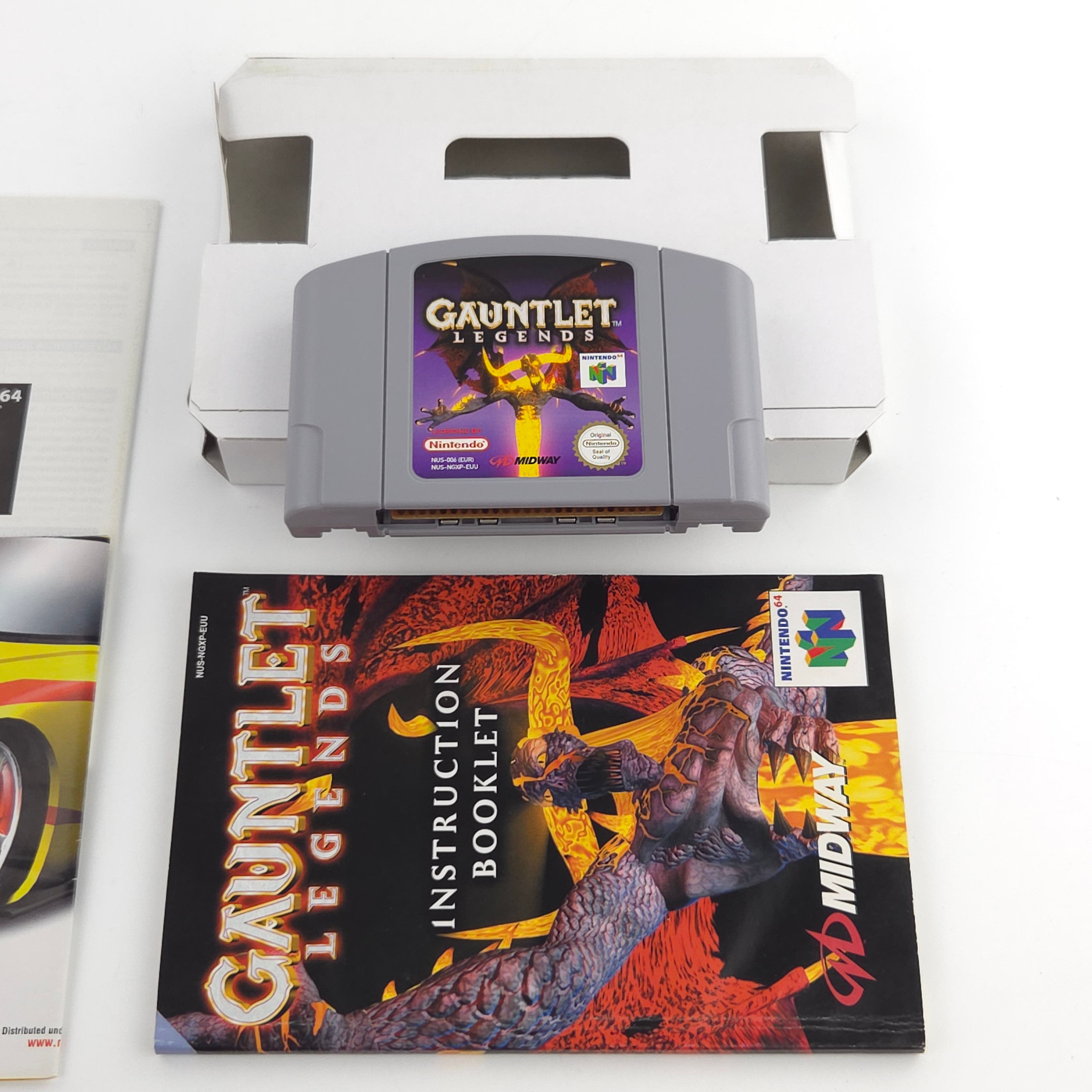 Nintendo 64 Spiel Gauntlet Legends N64 OVP CIB PAL EUR