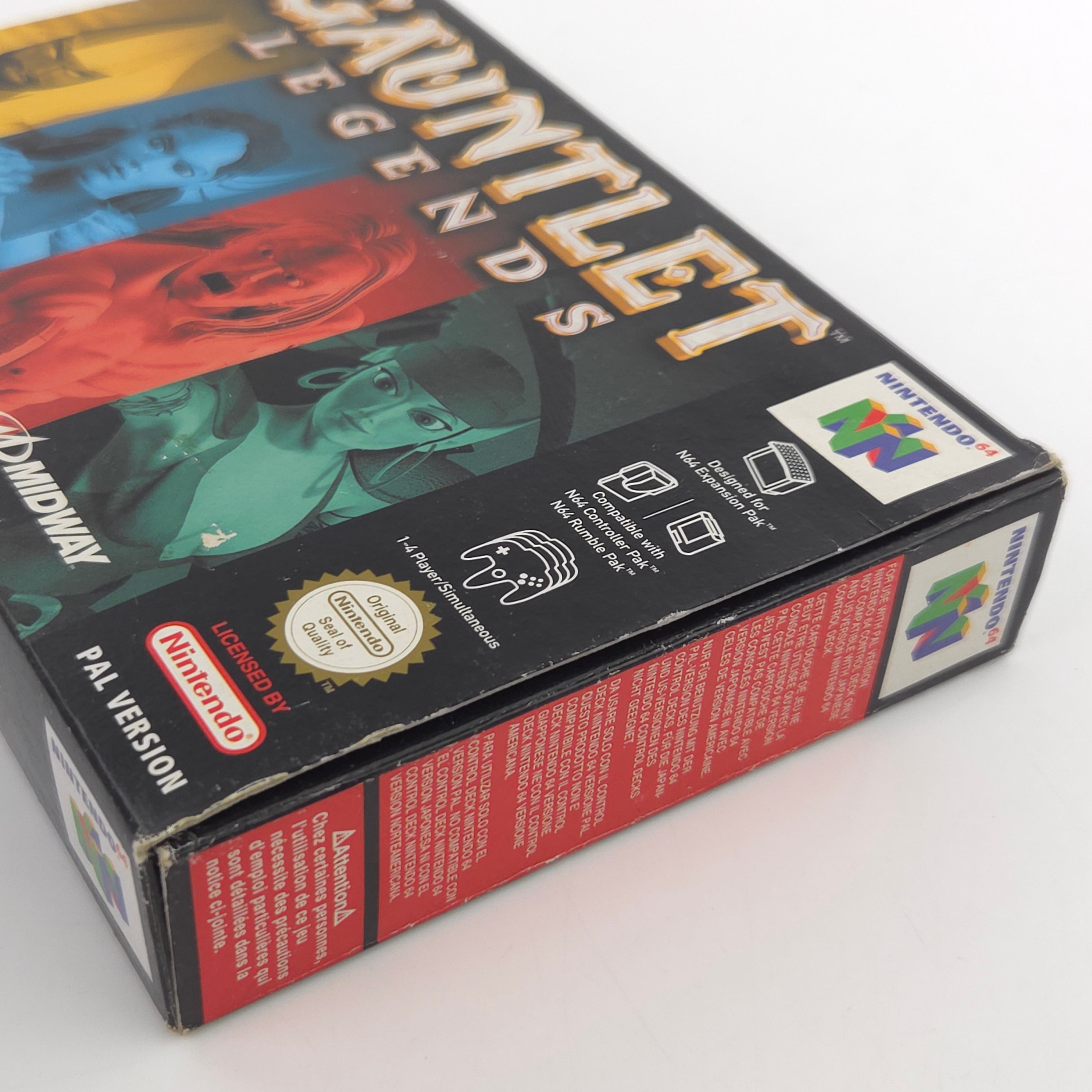 Nintendo 64 Spiel Gauntlet Legends N64 OVP CIB PAL EUR