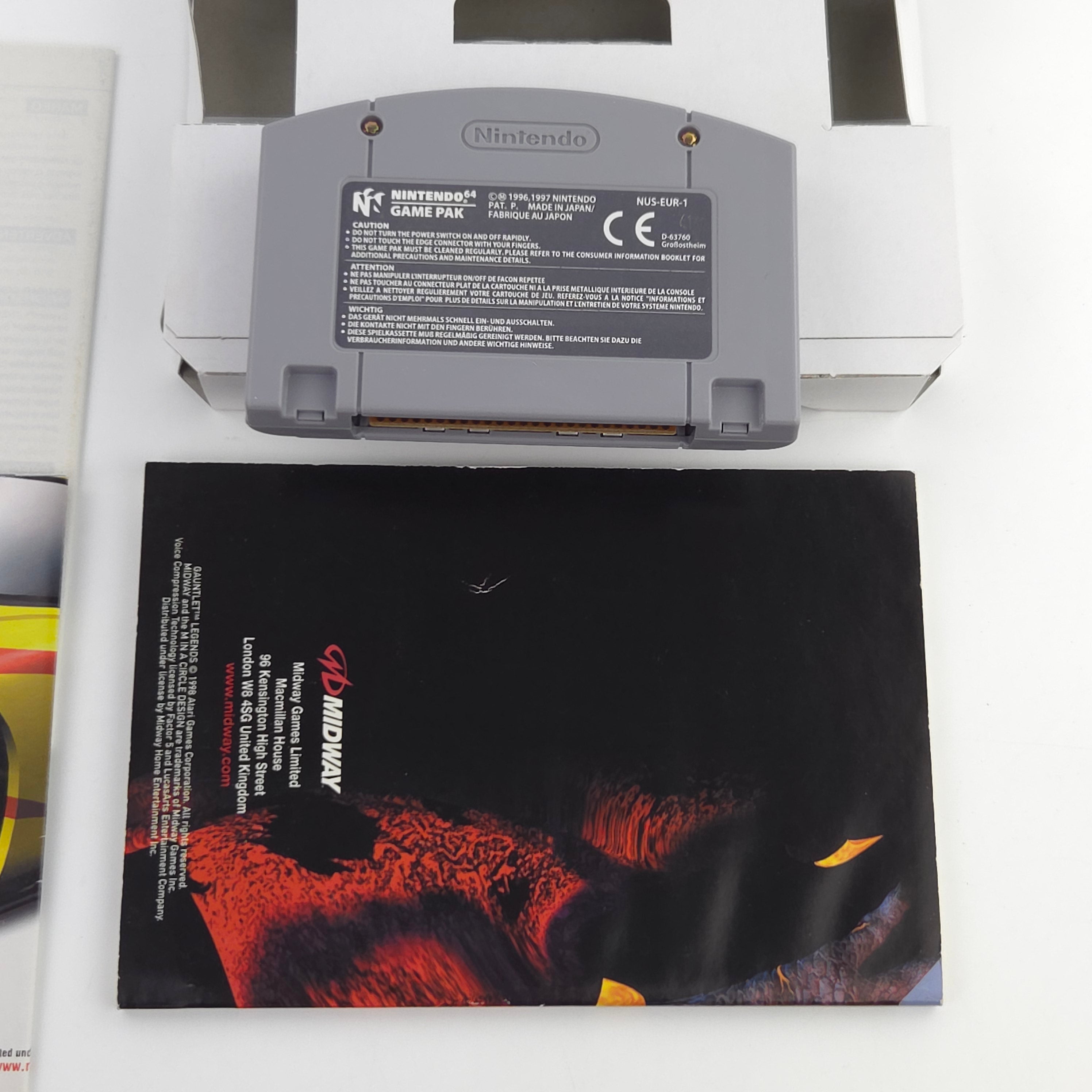 Nintendo 64 Spiel Gauntlet Legends N64 OVP CIB PAL EUR