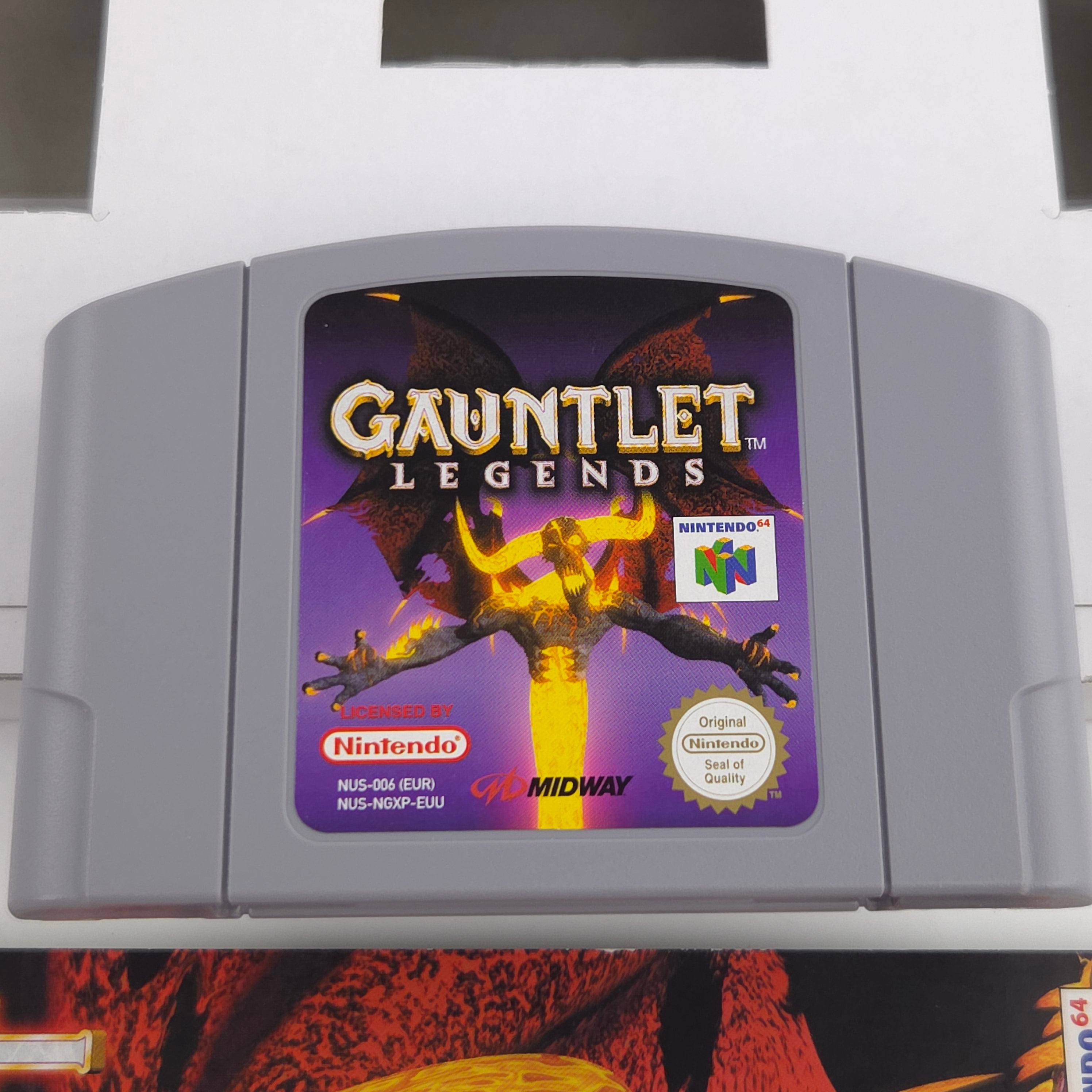 Nintendo 64 Spiel Gauntlet Legends N64 OVP CIB PAL EUR