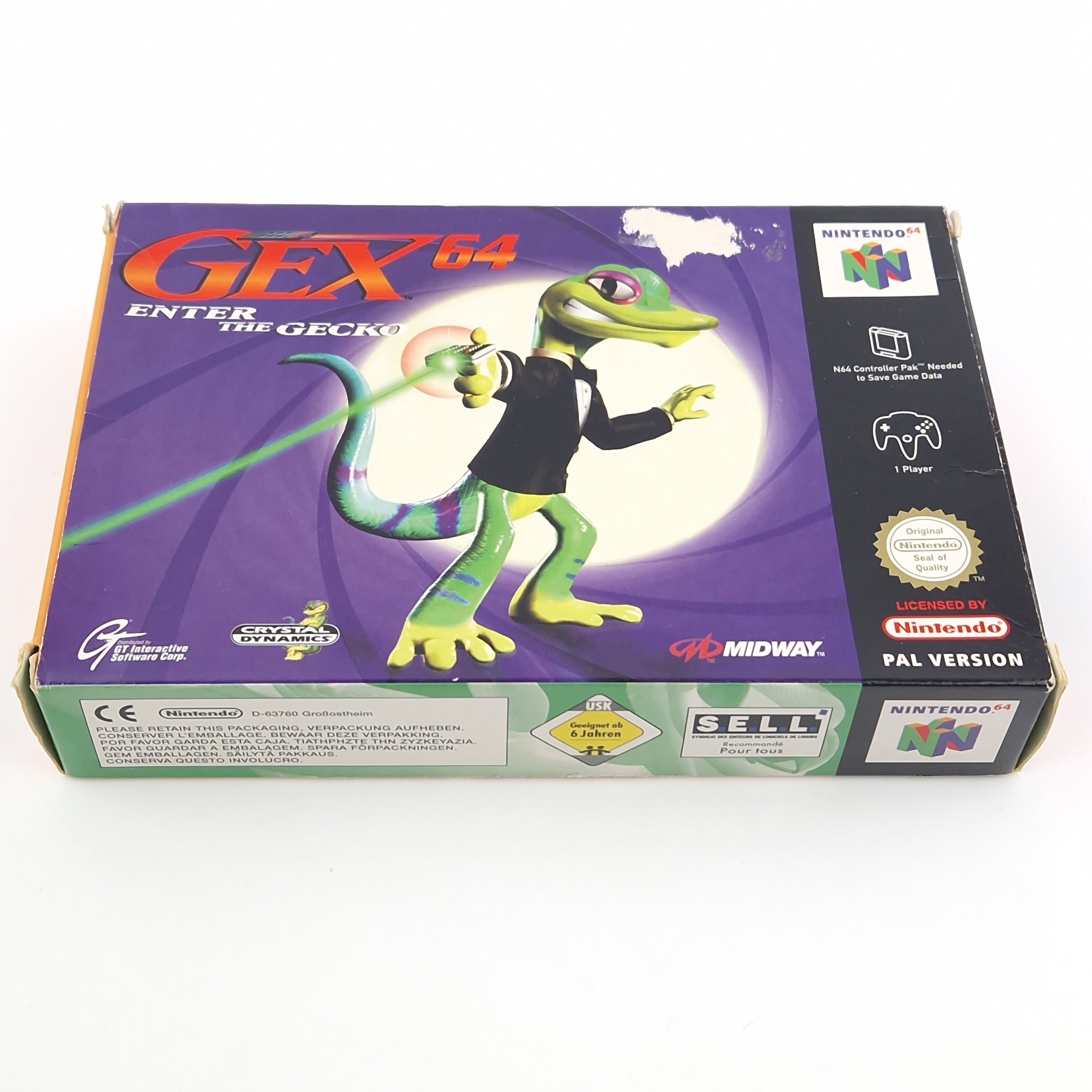 Nintendo 64 Spiel – GEX 64 Enter the Gecko (N64 PAL OVP)