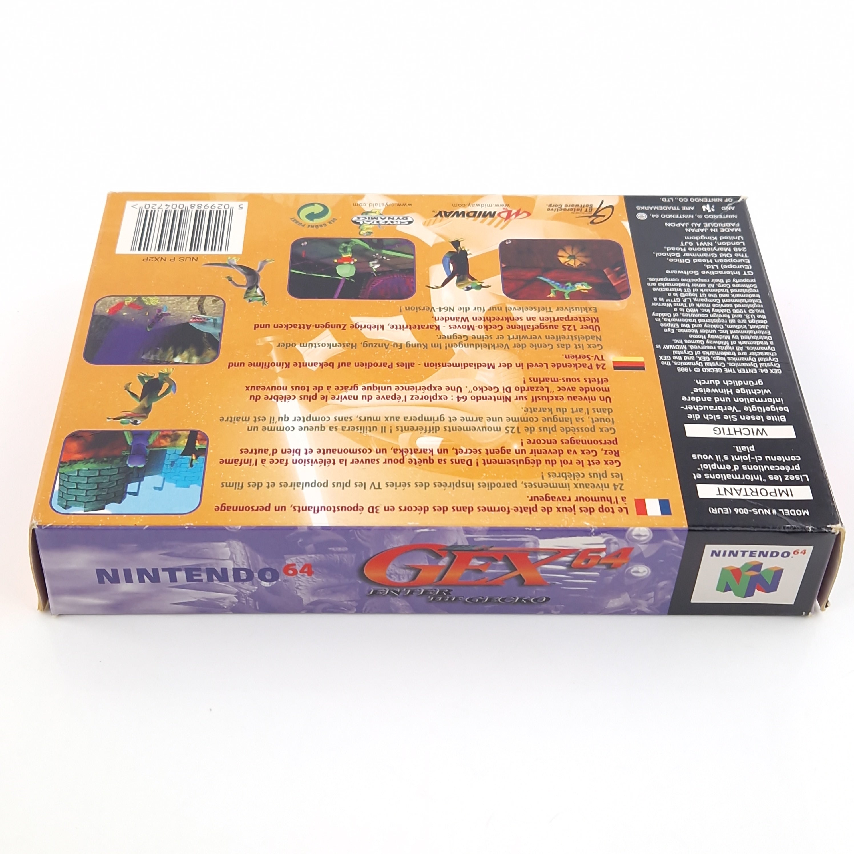 Nintendo 64 Spiel – GEX 64 Enter the Gecko (N64 PAL OVP)