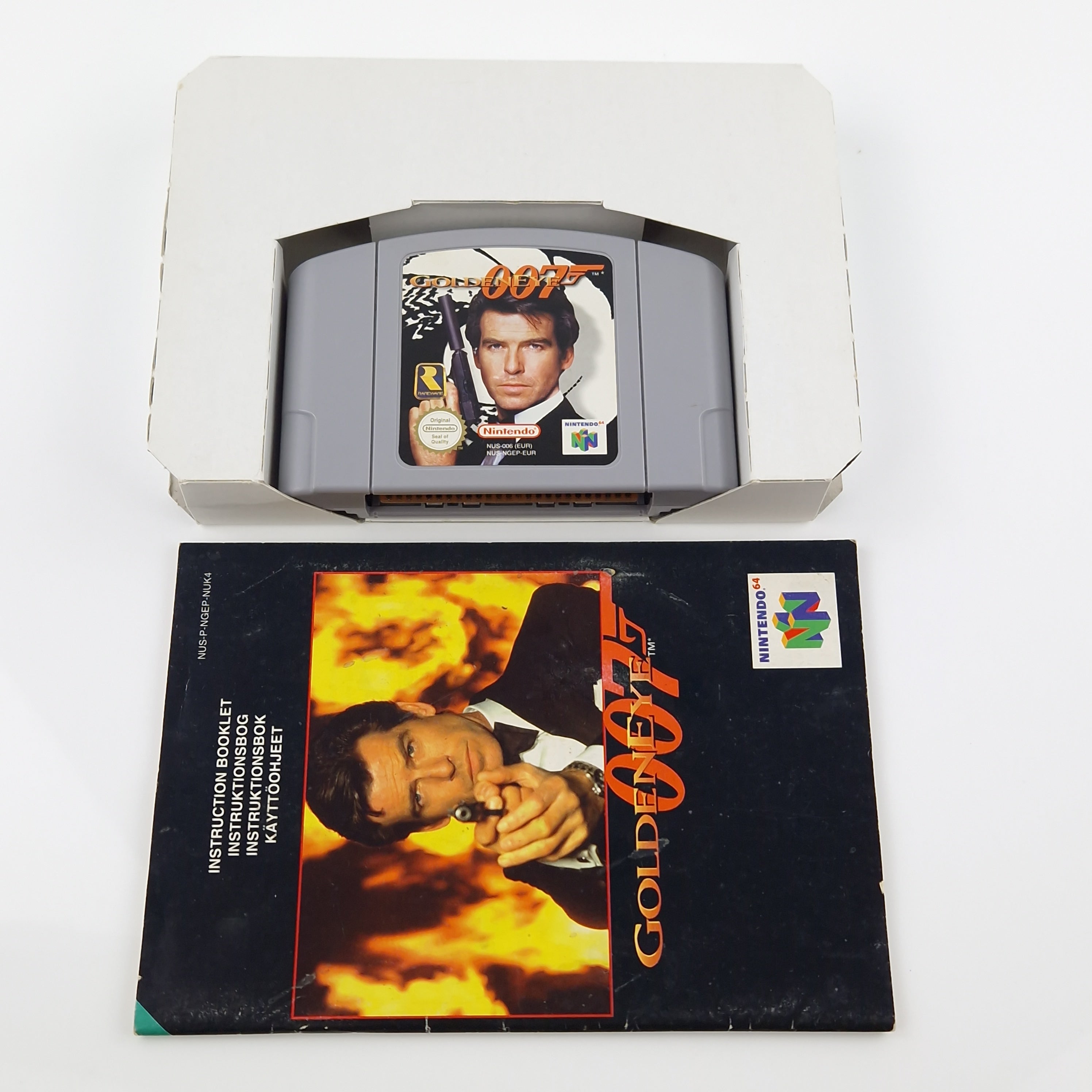 Nintendo 64 Spiel – Goldeneye 007 Modul Anleitung OVP PAL