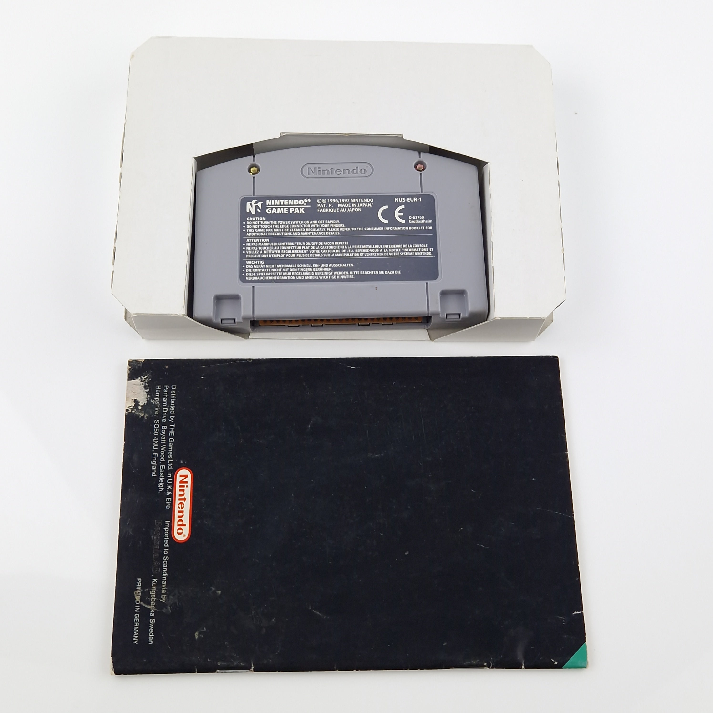 Nintendo 64 Spiel – Goldeneye 007 Modul Anleitung OVP PAL