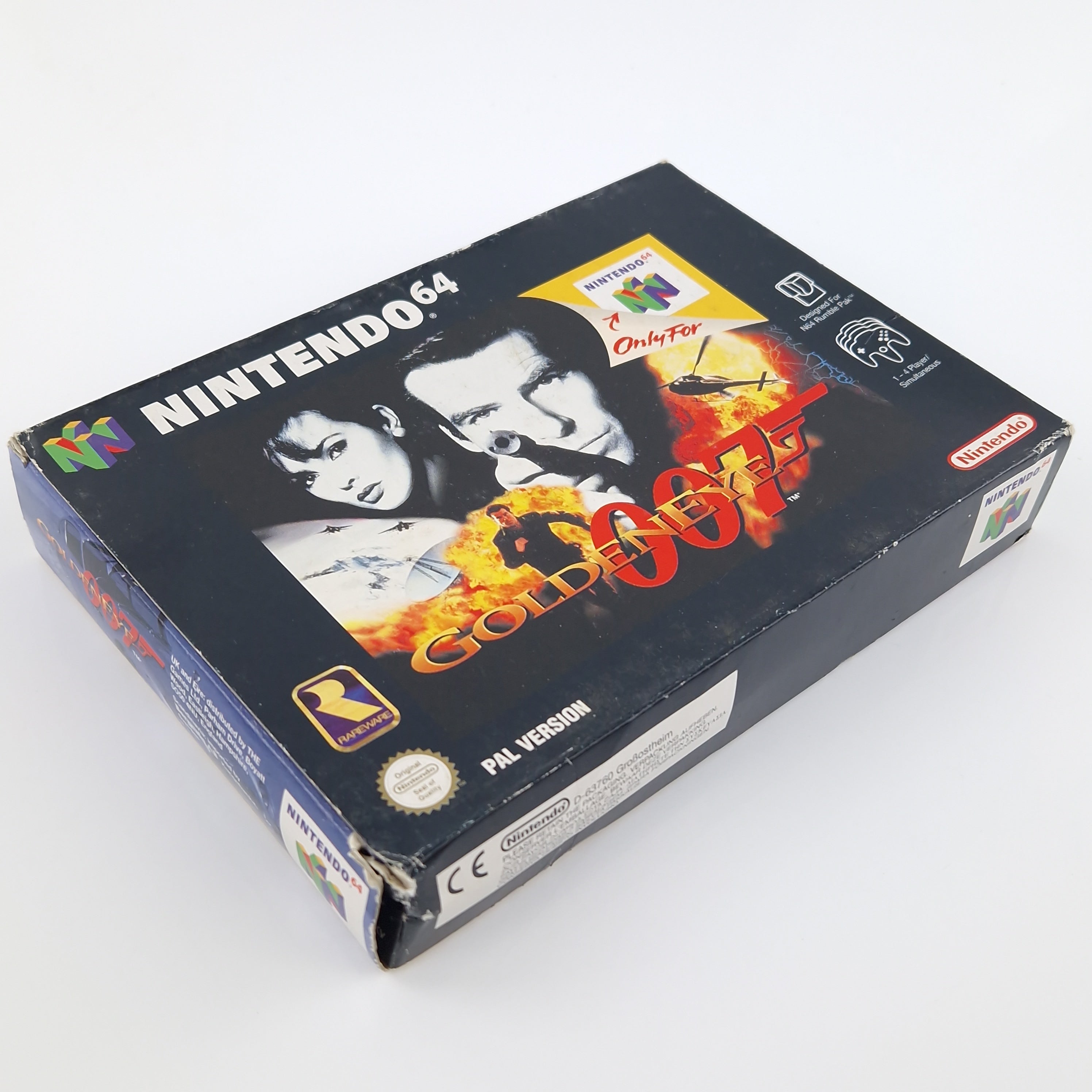 Nintendo 64 Spiel – Goldeneye 007 Modul Anleitung OVP PAL