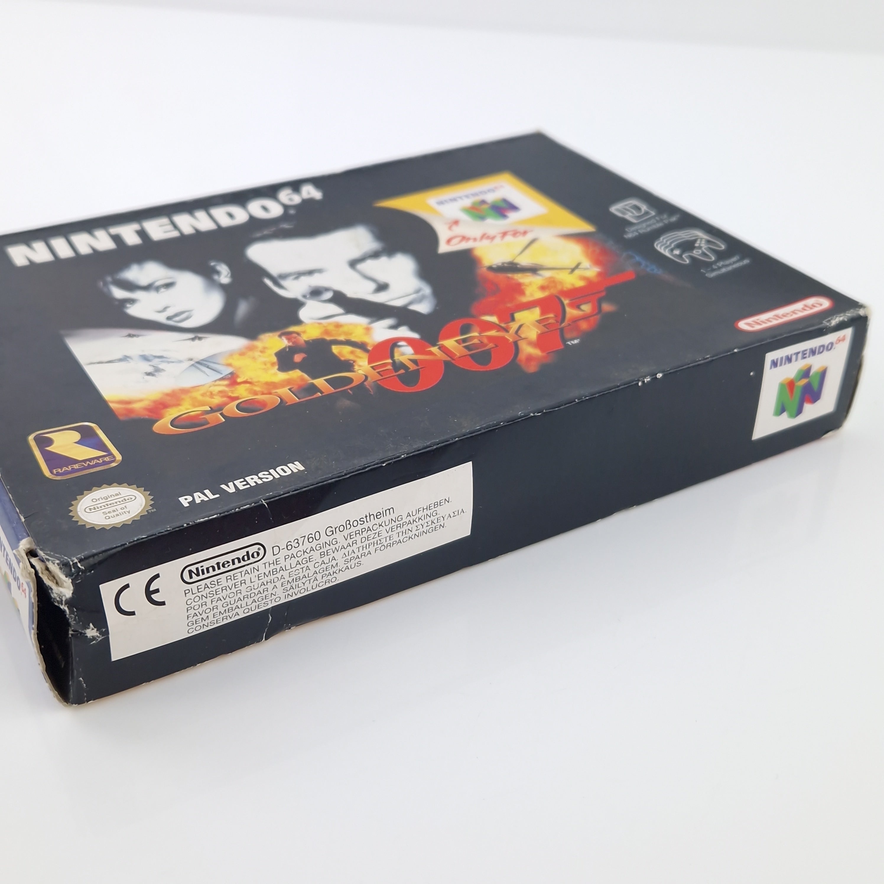 Nintendo 64 Spiel – Goldeneye 007 Modul Anleitung OVP PAL