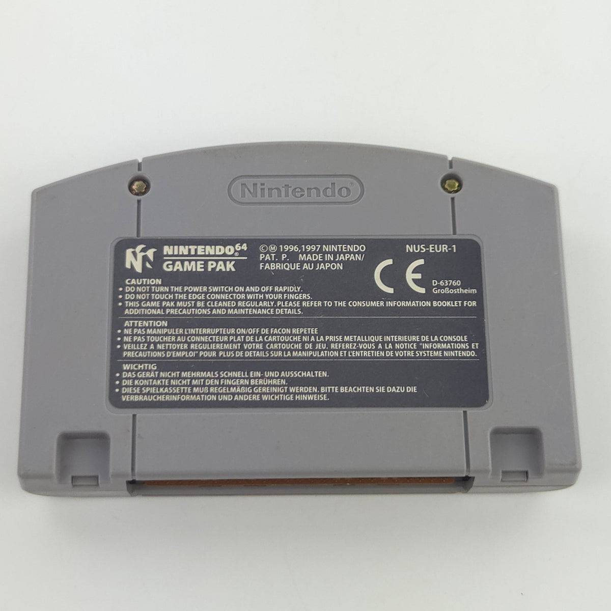 Nintendo 64 Spiel Hardcore ECW Revolution Modul