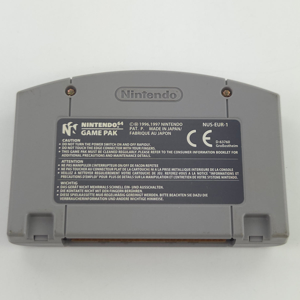Nintendo 64 Spiel: International Superstar Soccer 2000 - N64 Modul (PAL EUR)