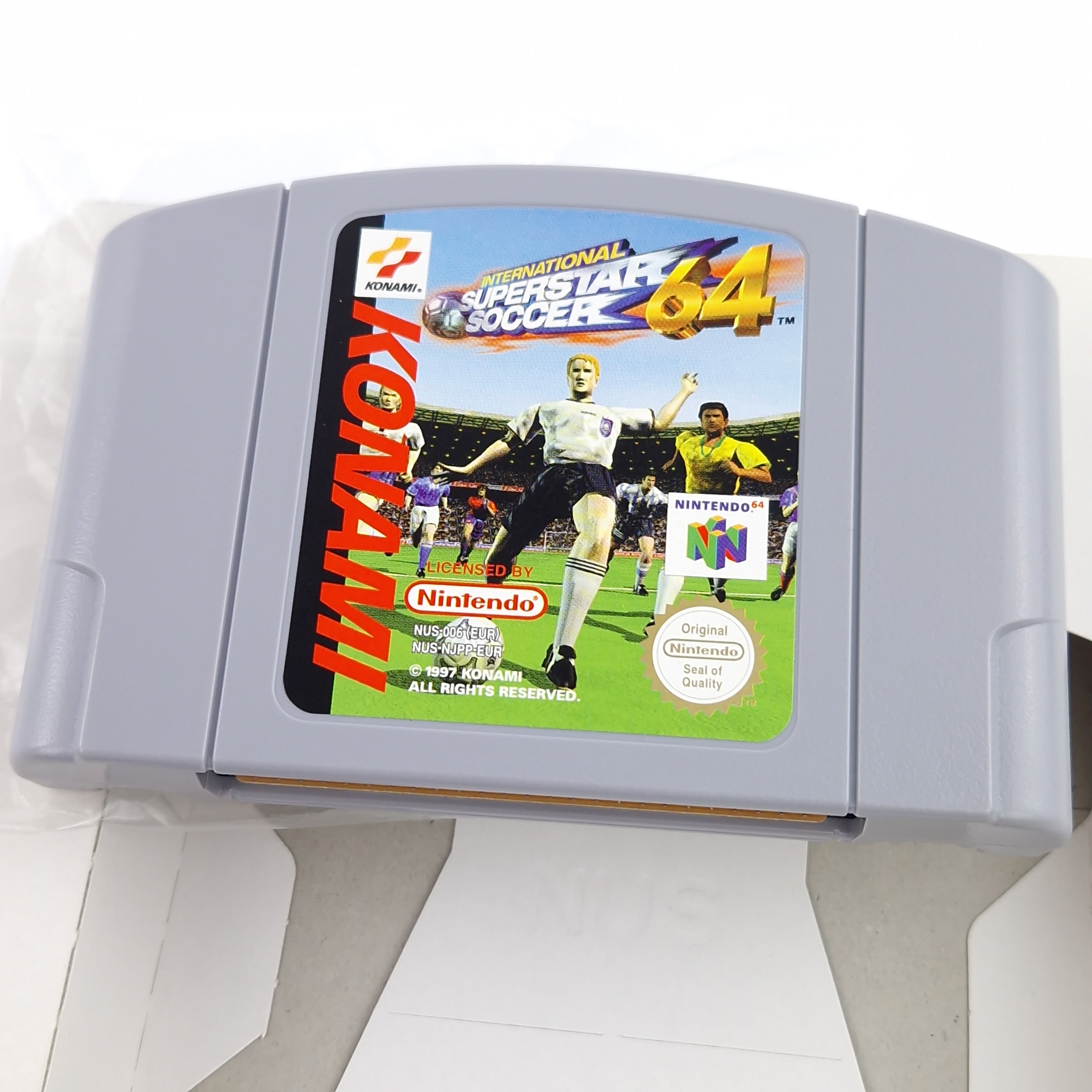 Nintendo 64 Spiel – International Superstar Soccer 64 (OVP)