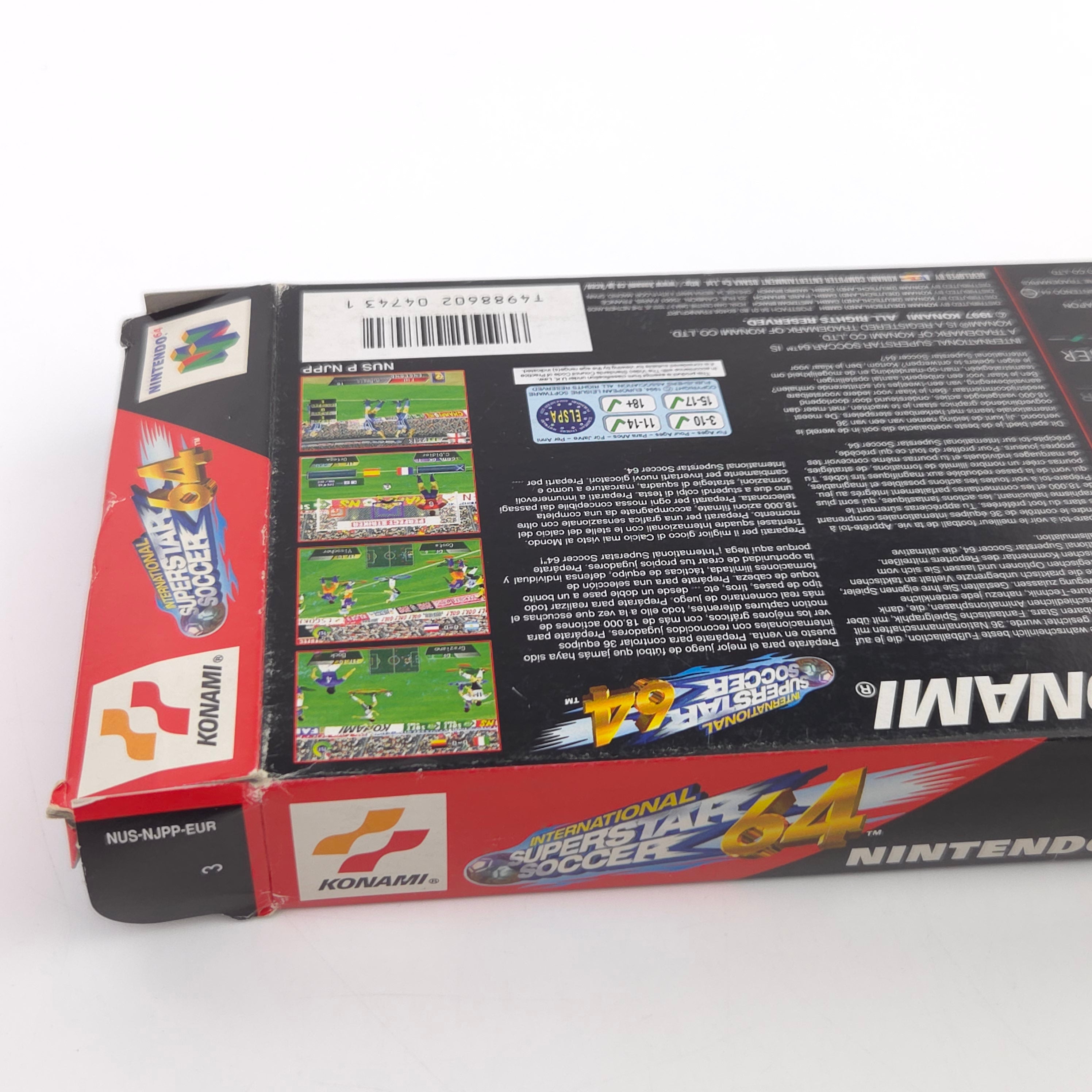 Nintendo 64 Spiel – International Superstar Soccer 64 OVP