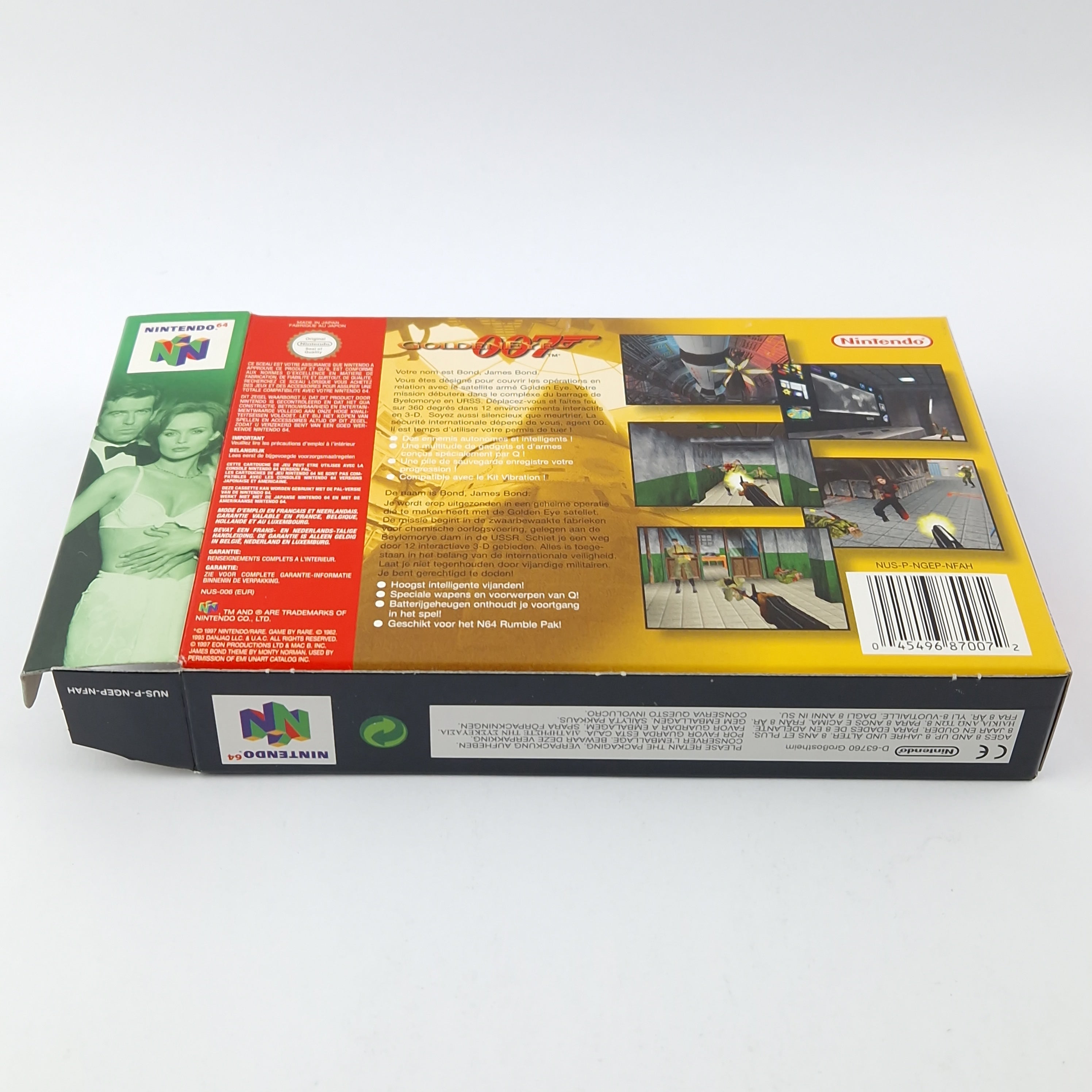 Nintendo 64 Spiel – James Bond Golden Eye 007 (N64 PAL OVP)