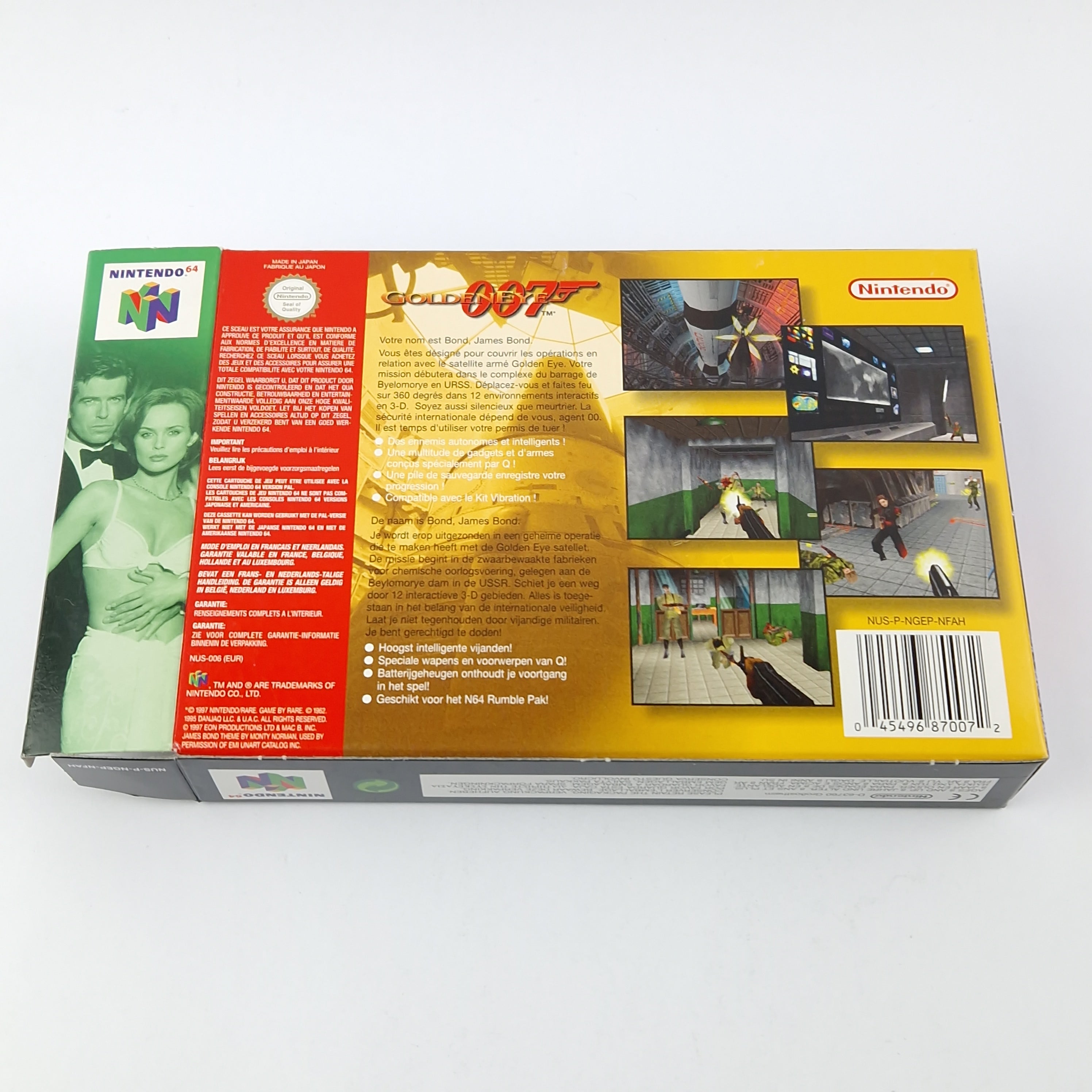 Nintendo 64 Spiel – James Bond Golden Eye 007 (N64 PAL OVP)