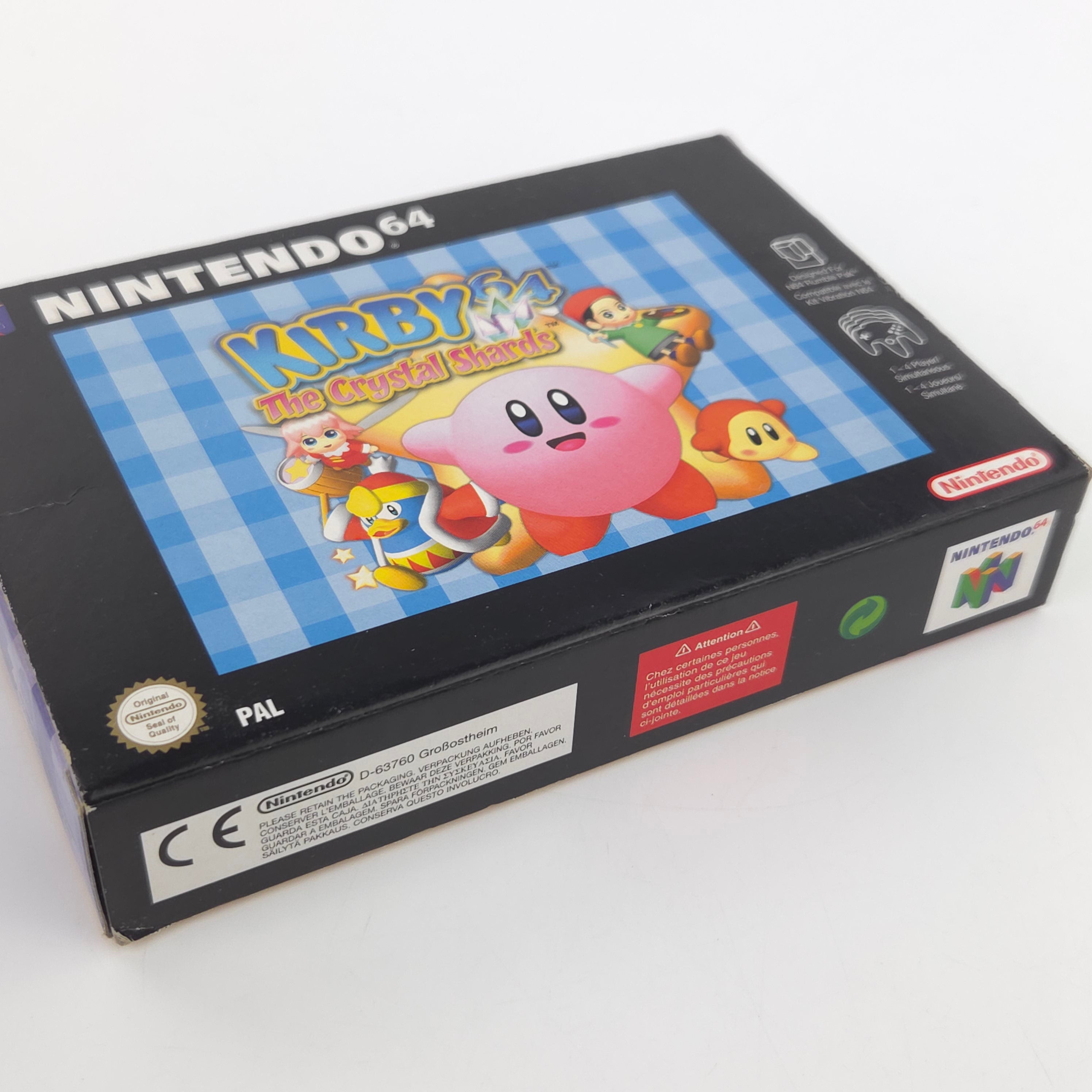 Nintendo 64 Spiel Kirby 64 The Crystal Shards N64 OVP CIB