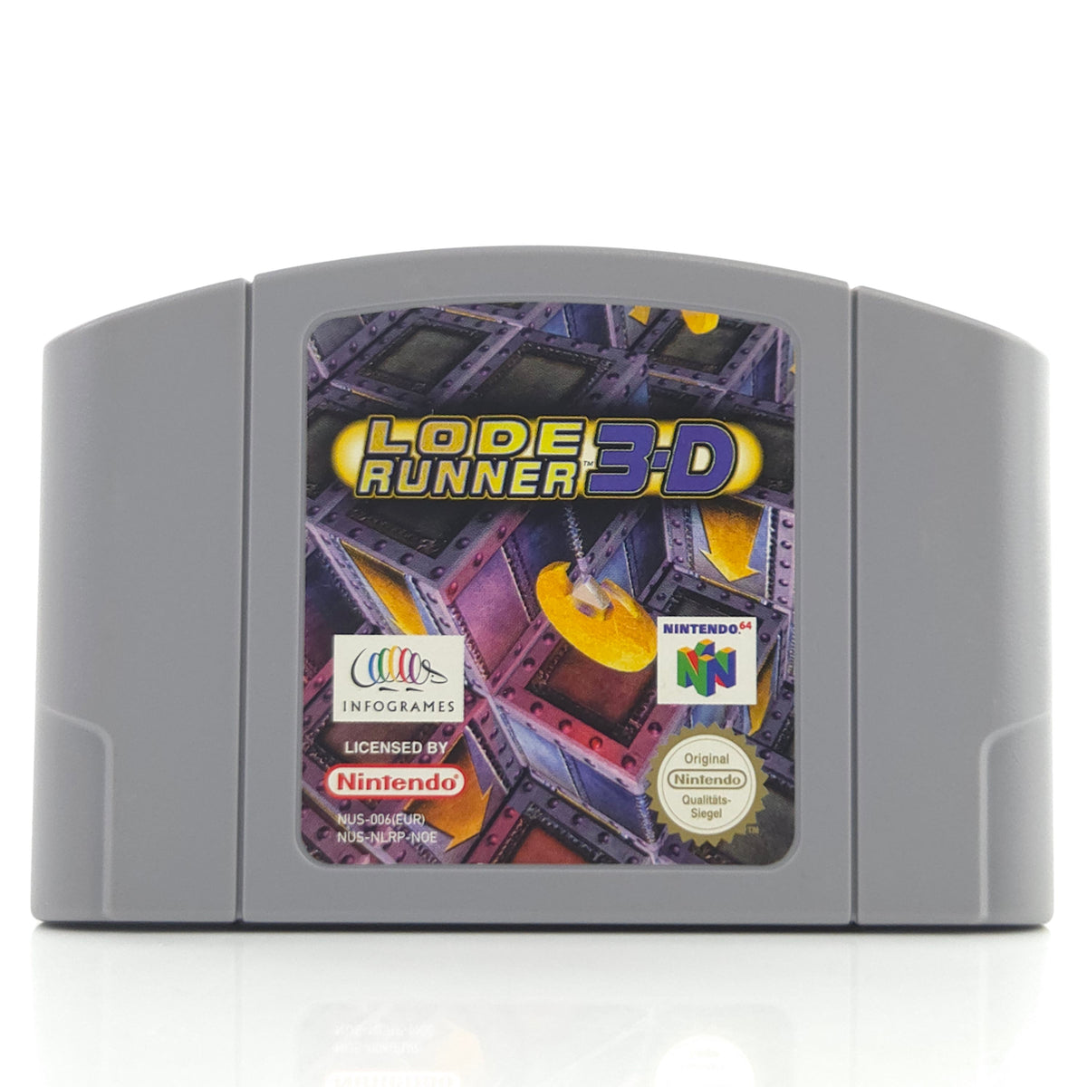 Nintendo 64 Spiel: Lode Runner 3-D - N64 Modul (PAL NOE) Infogrames