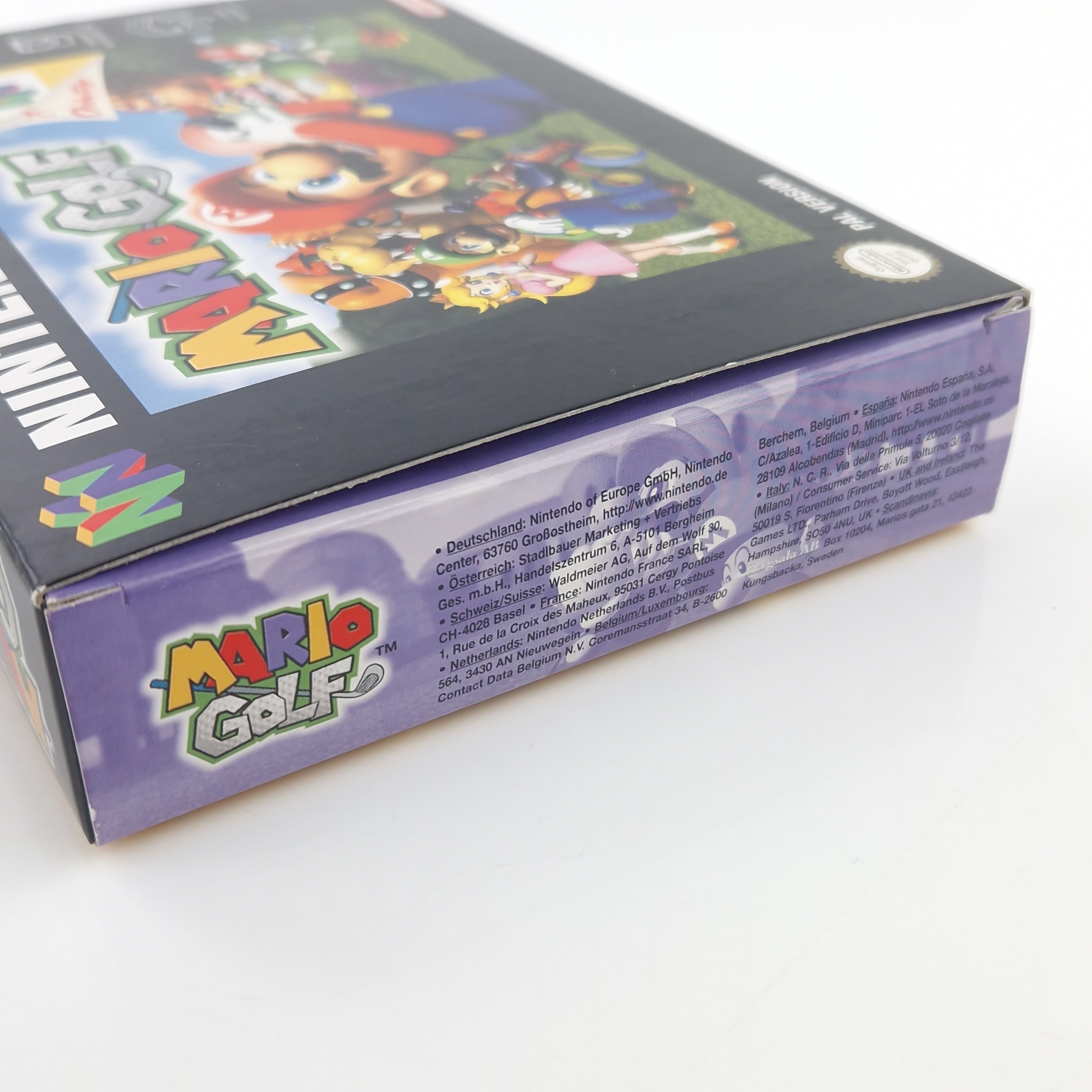 Nintendo 64 Spiel – Mario Golf N64 Modul OVP PAL CIB