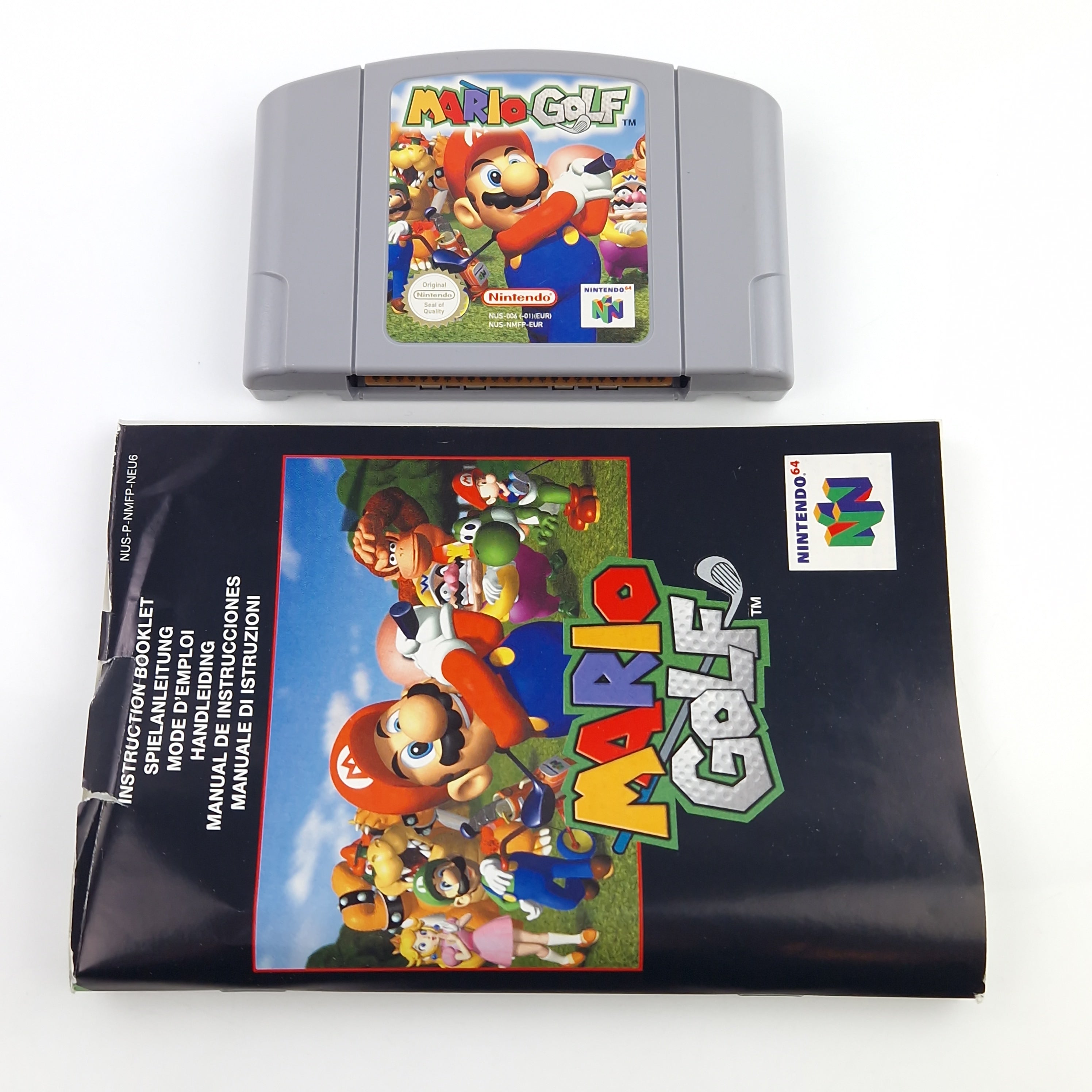 Nintendo 64 Spiel – Mario Golf N64 Modul OVP PAL CIB