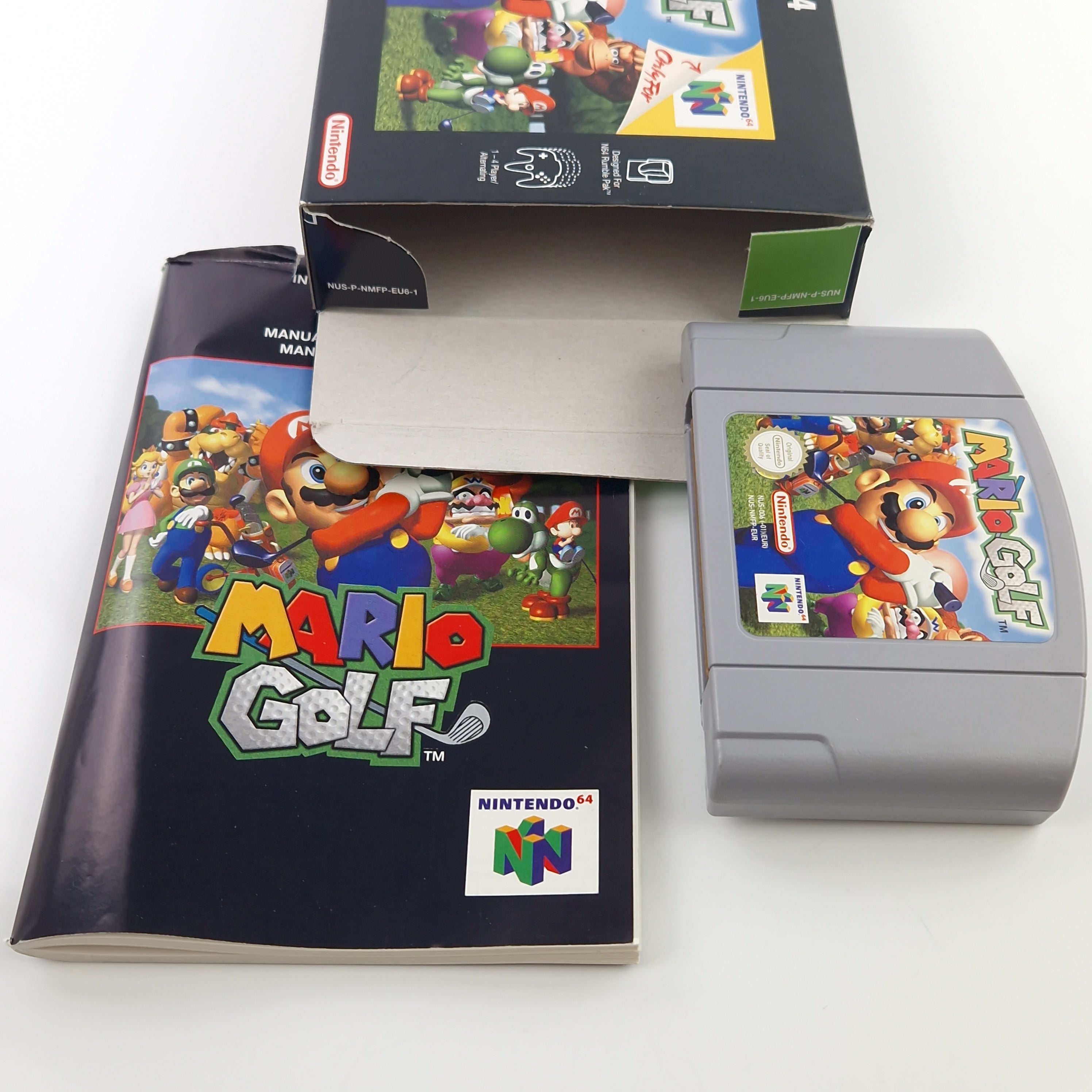 Nintendo 64 Spiel – Mario Golf N64 Modul OVP PAL CIB