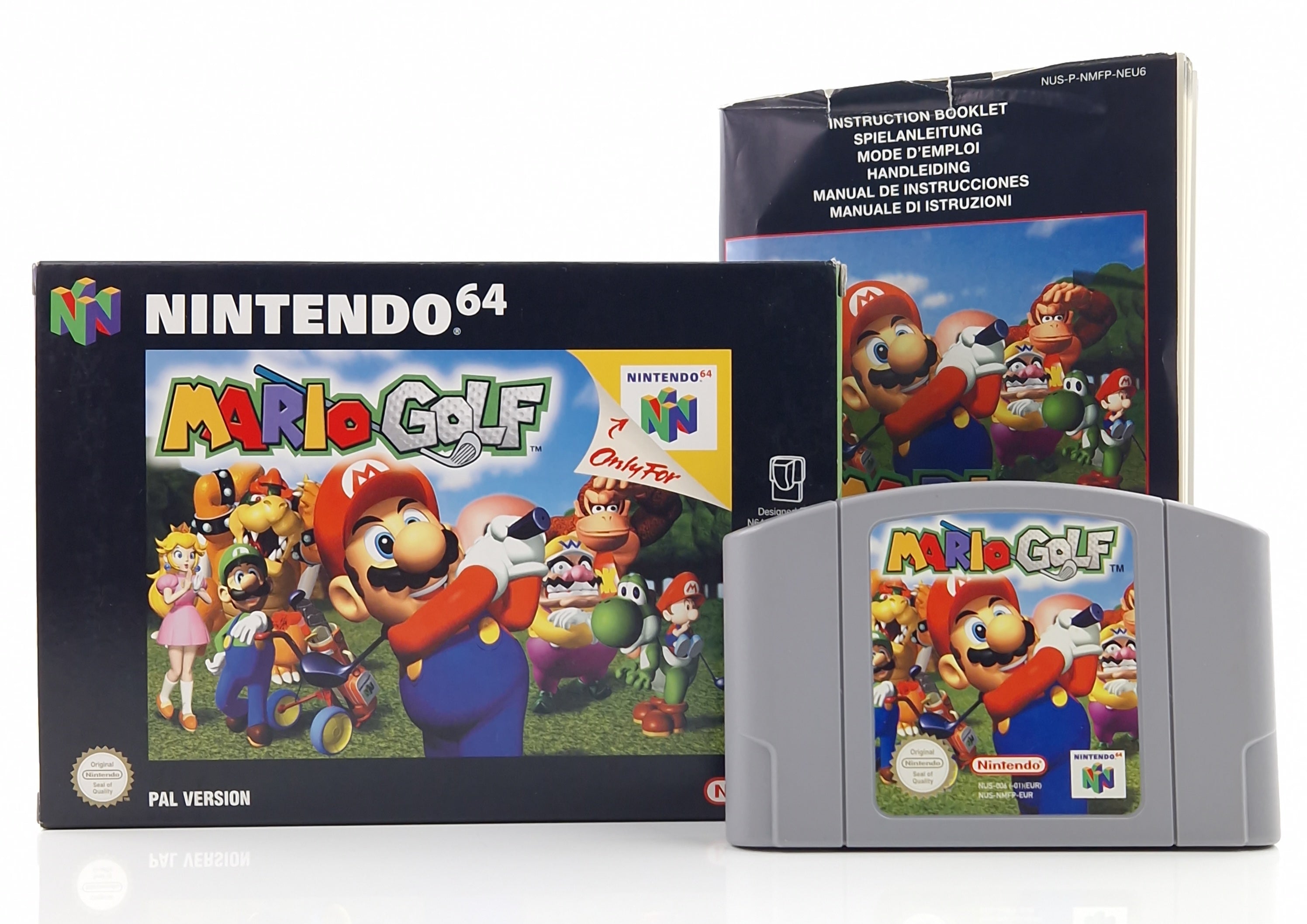 Nintendo 64 Spiel – Mario Golf N64 Modul OVP PAL CIB