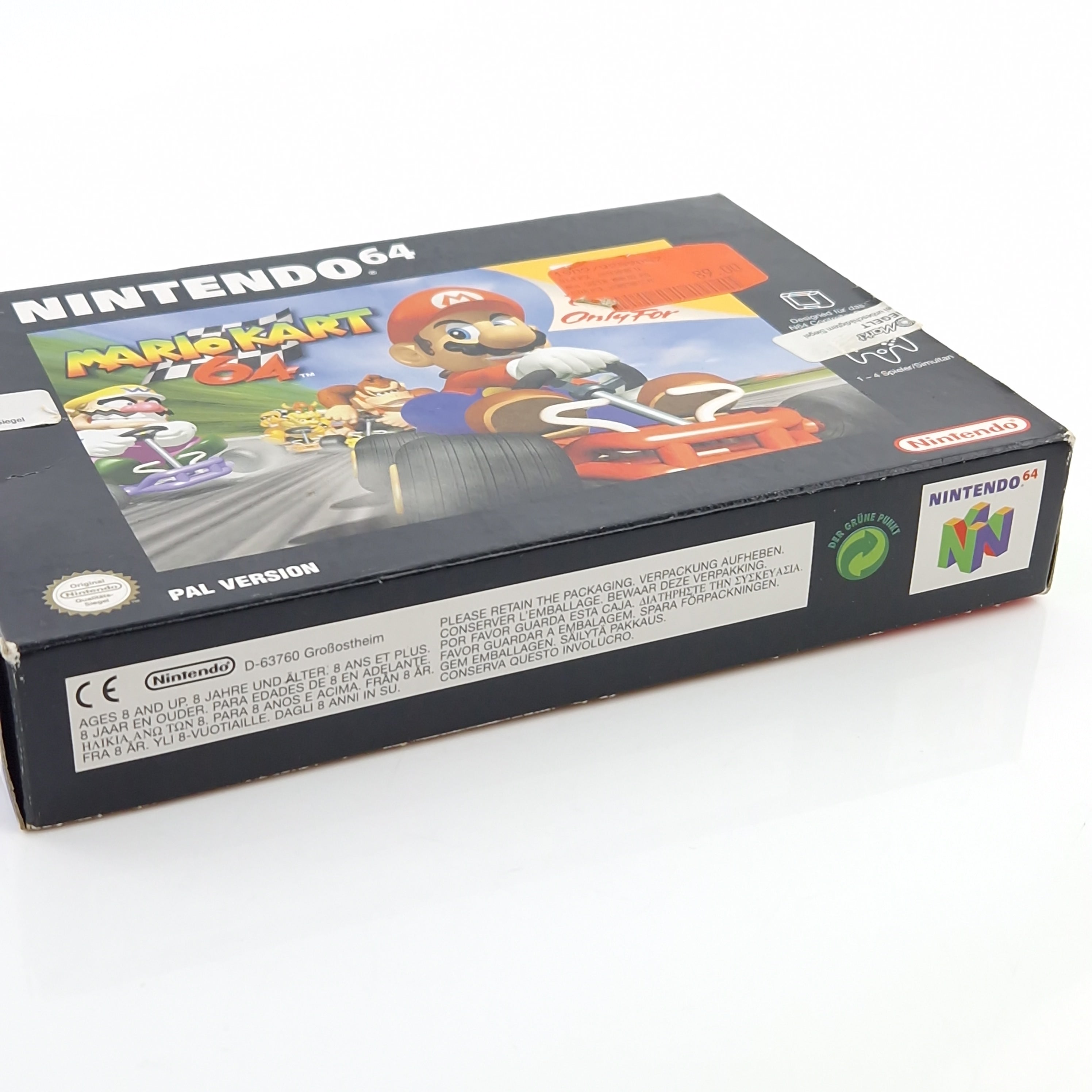 Nintendo 64 Spiel – Mario Kart 64 PAL NNOE OVP CIB
