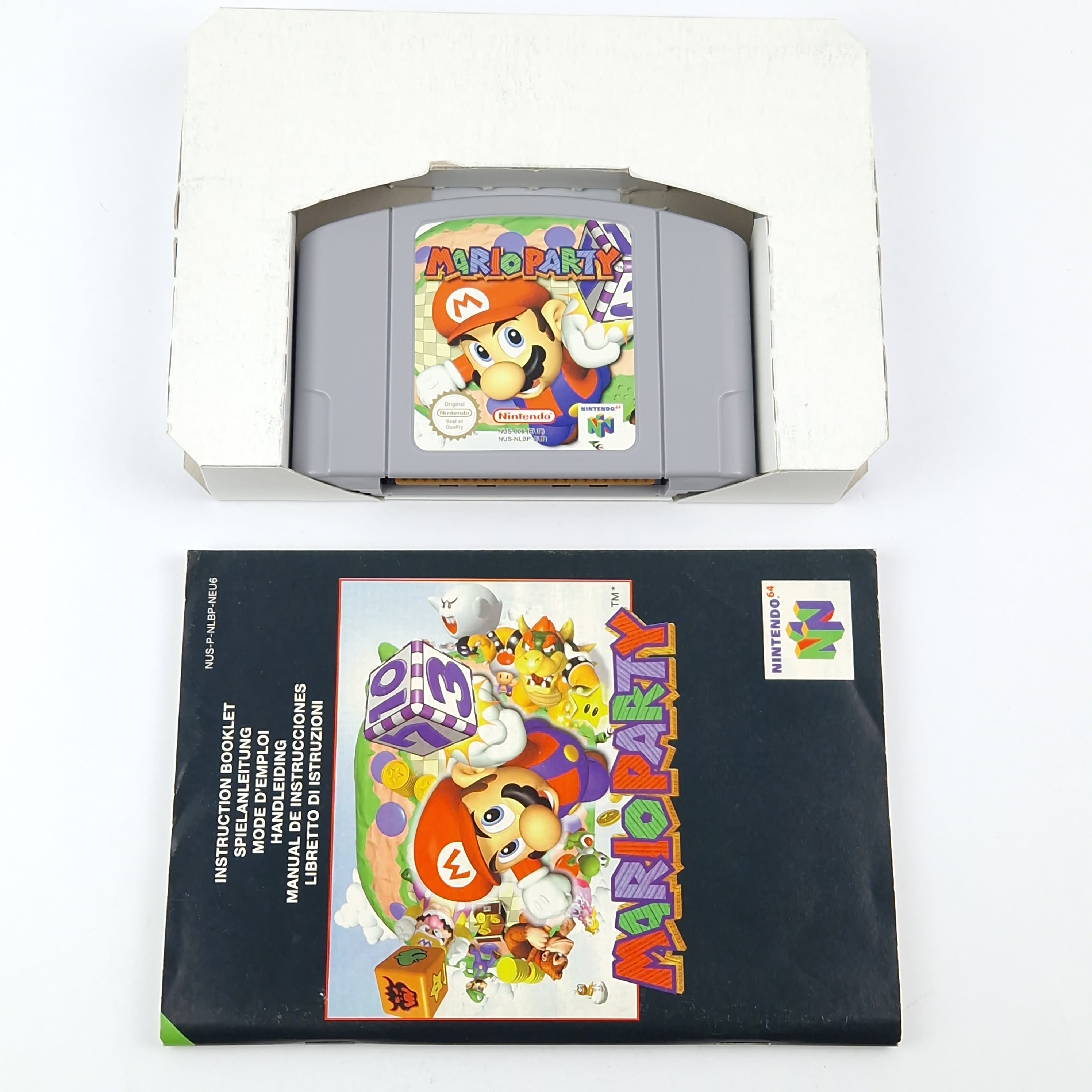 Nintendo 64 Spiel – Mario Party Modul Anleitung OVP PAL