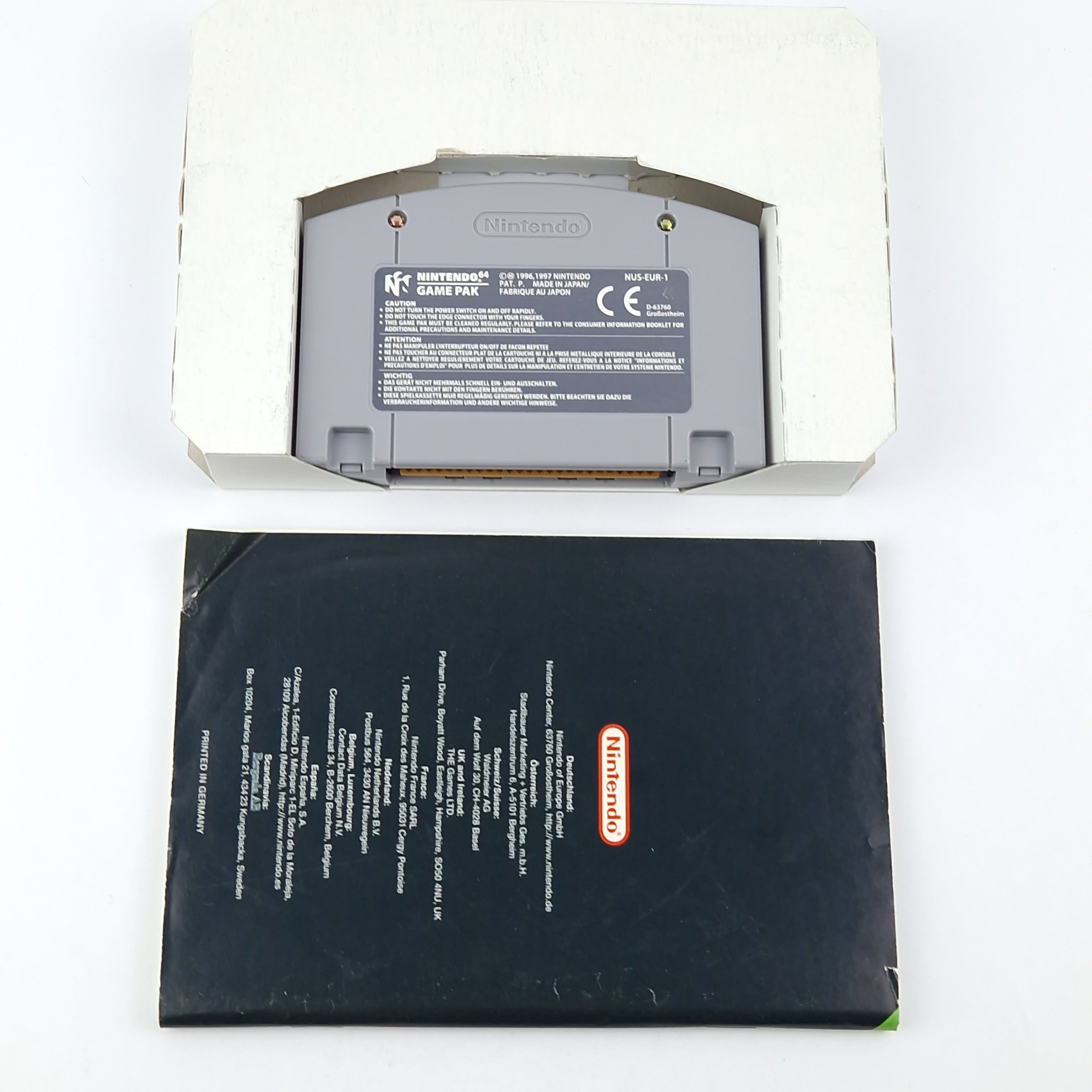 Nintendo 64 Spiel – Mario Party Modul Anleitung OVP PAL