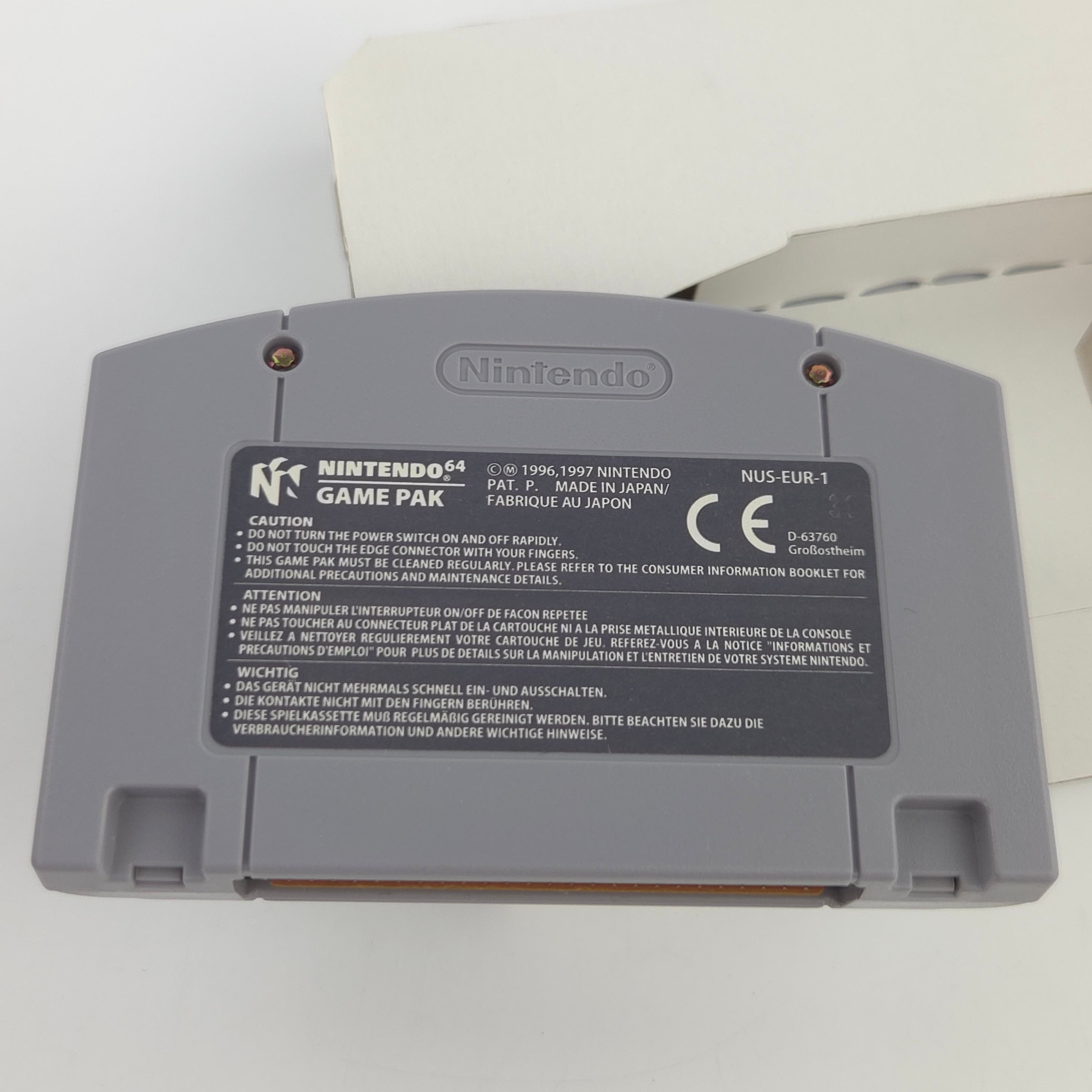 Nintendo 64 Spiel Mario Party Modul Anleitung OVP PAL DE