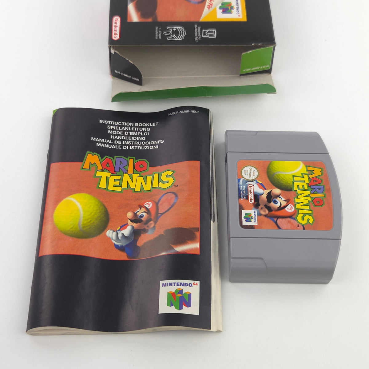 Nintendo 64 Spiel Mario Tennis Modul OVP PAL