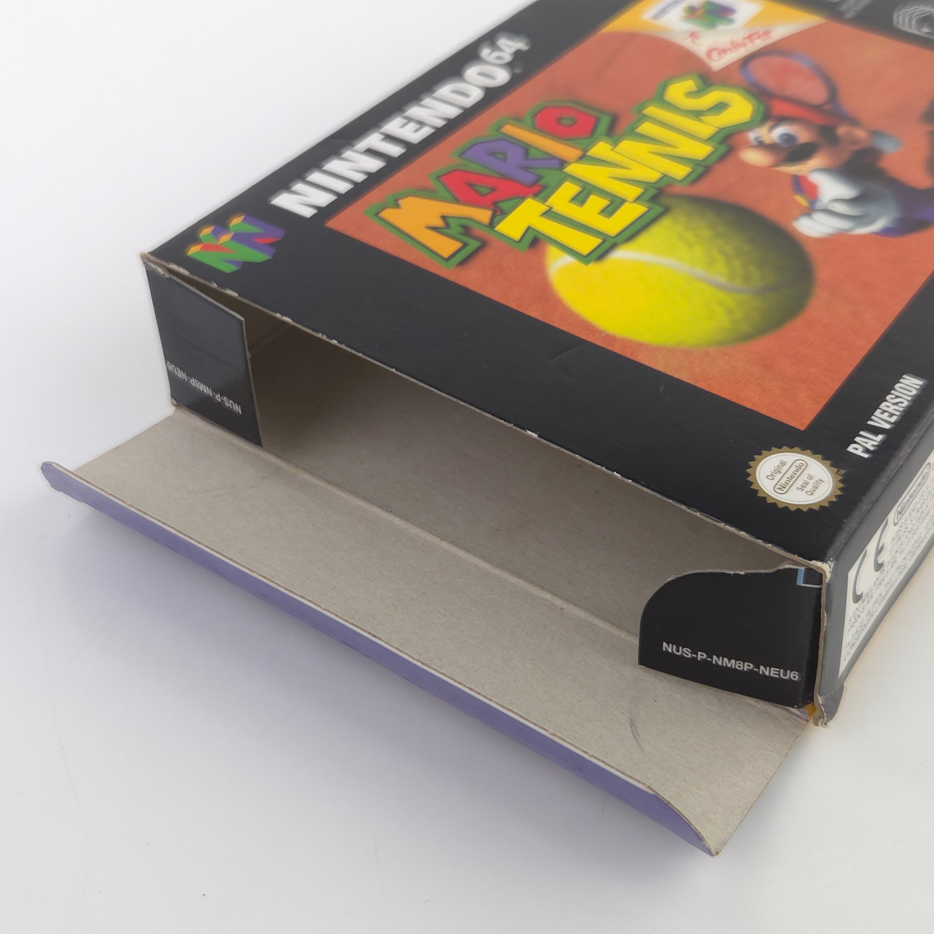 Nintendo 64 Spiel Mario Tennis N64 OVP CIB PAL EUR