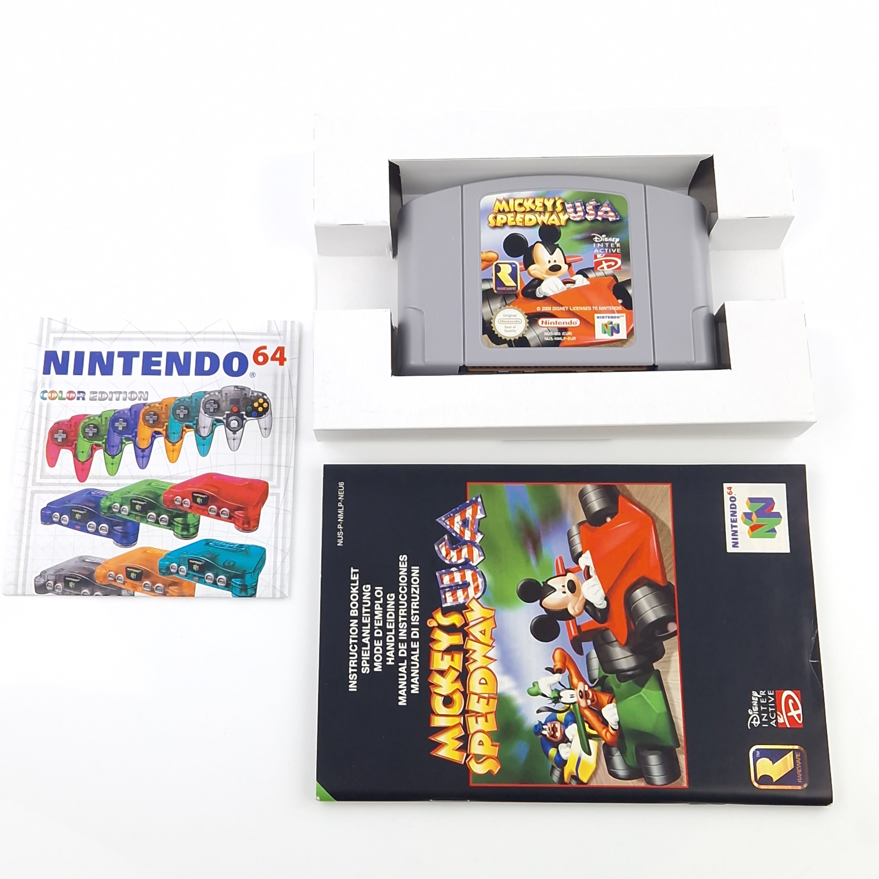 Nintendo 64 Spiel – Mickeys Speedway USA N64 OVP PAL