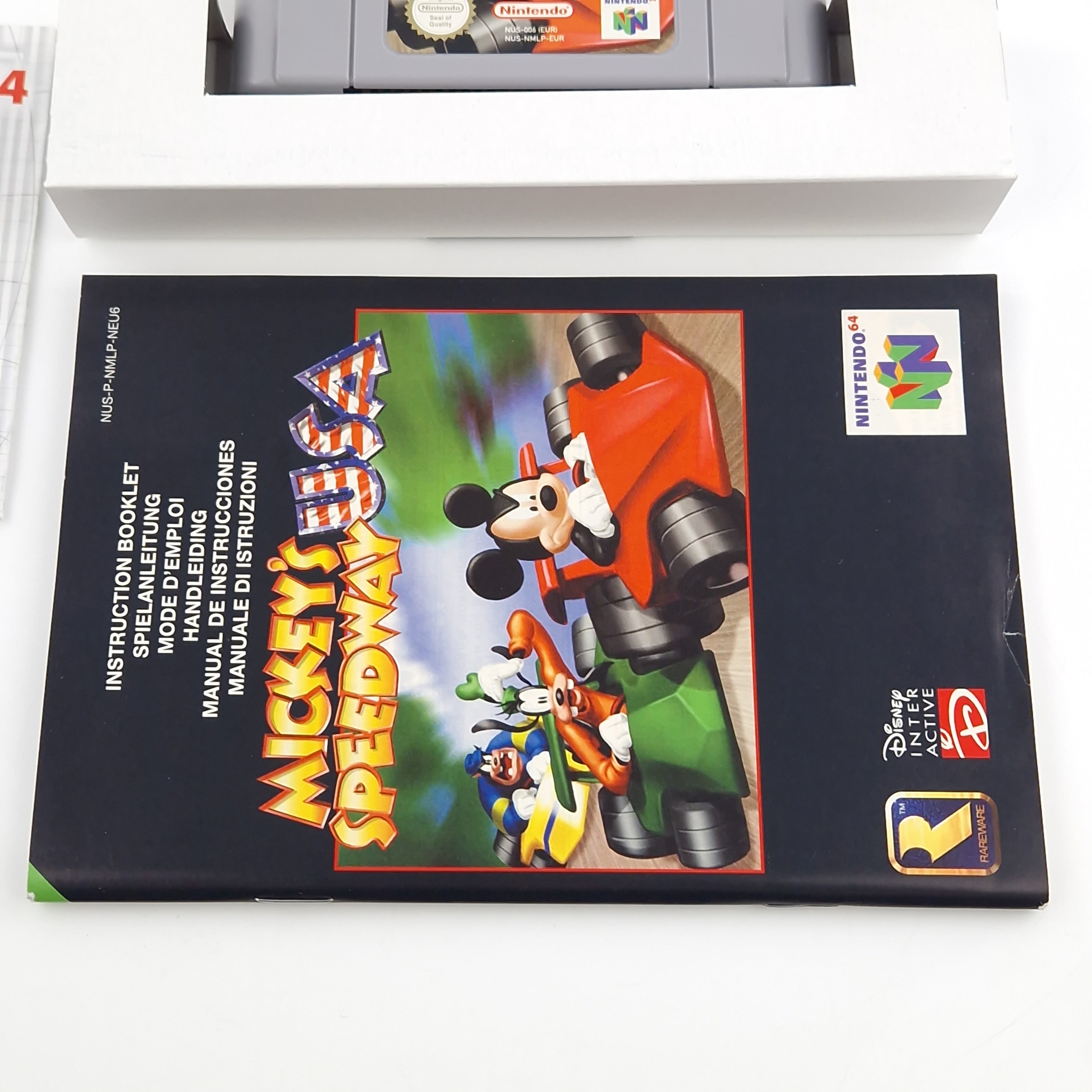 Nintendo 64 Spiel – Mickeys Speedway USA N64 OVP PAL