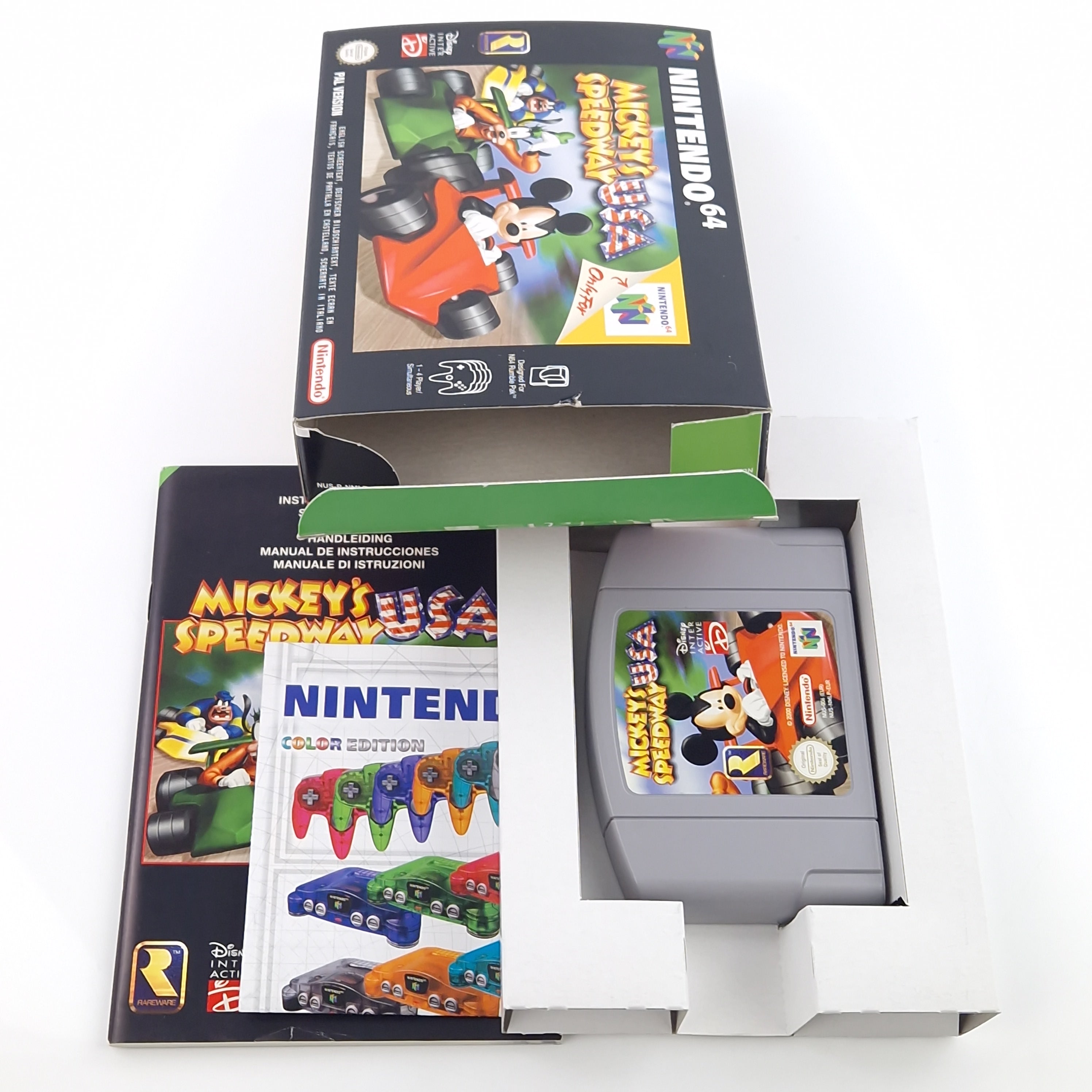 Nintendo 64 Spiel – Mickeys Speedway USA N64 OVP PAL