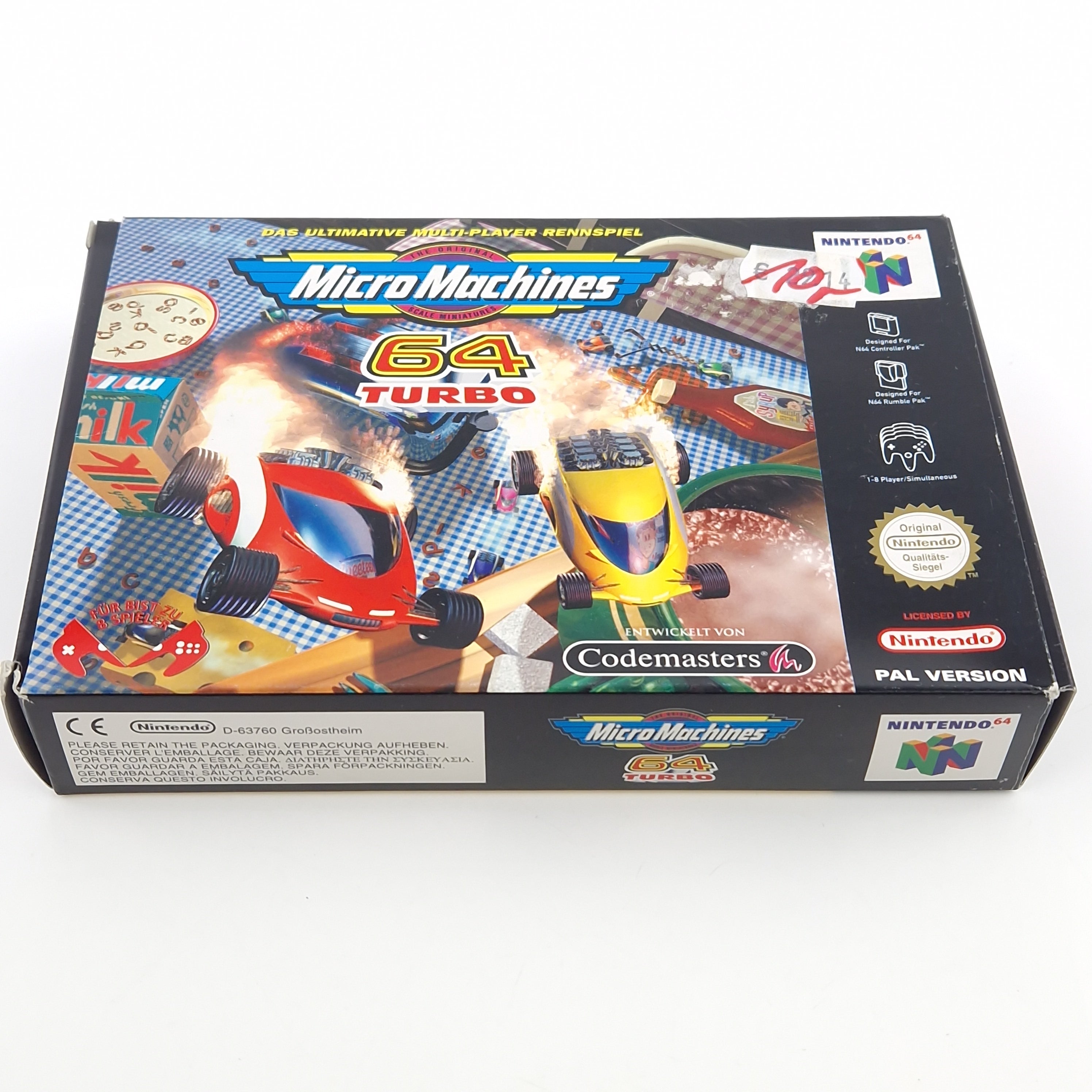 Nintendo 64 Spiel – Micro Machines 64 Turbo N64 PAL OVP