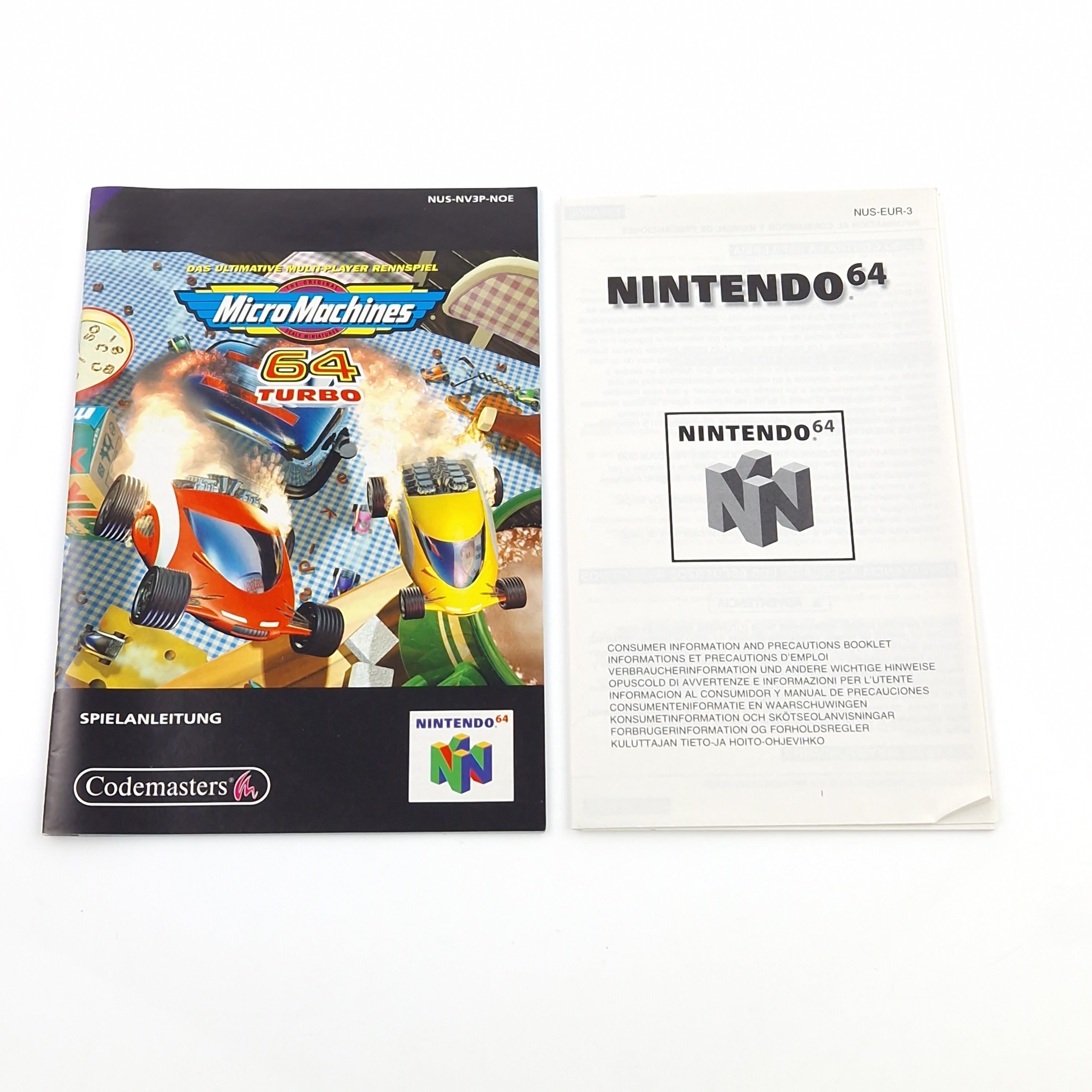 Nintendo 64 Spiel – Micro Machines 64 Turbo N64 PAL OVP