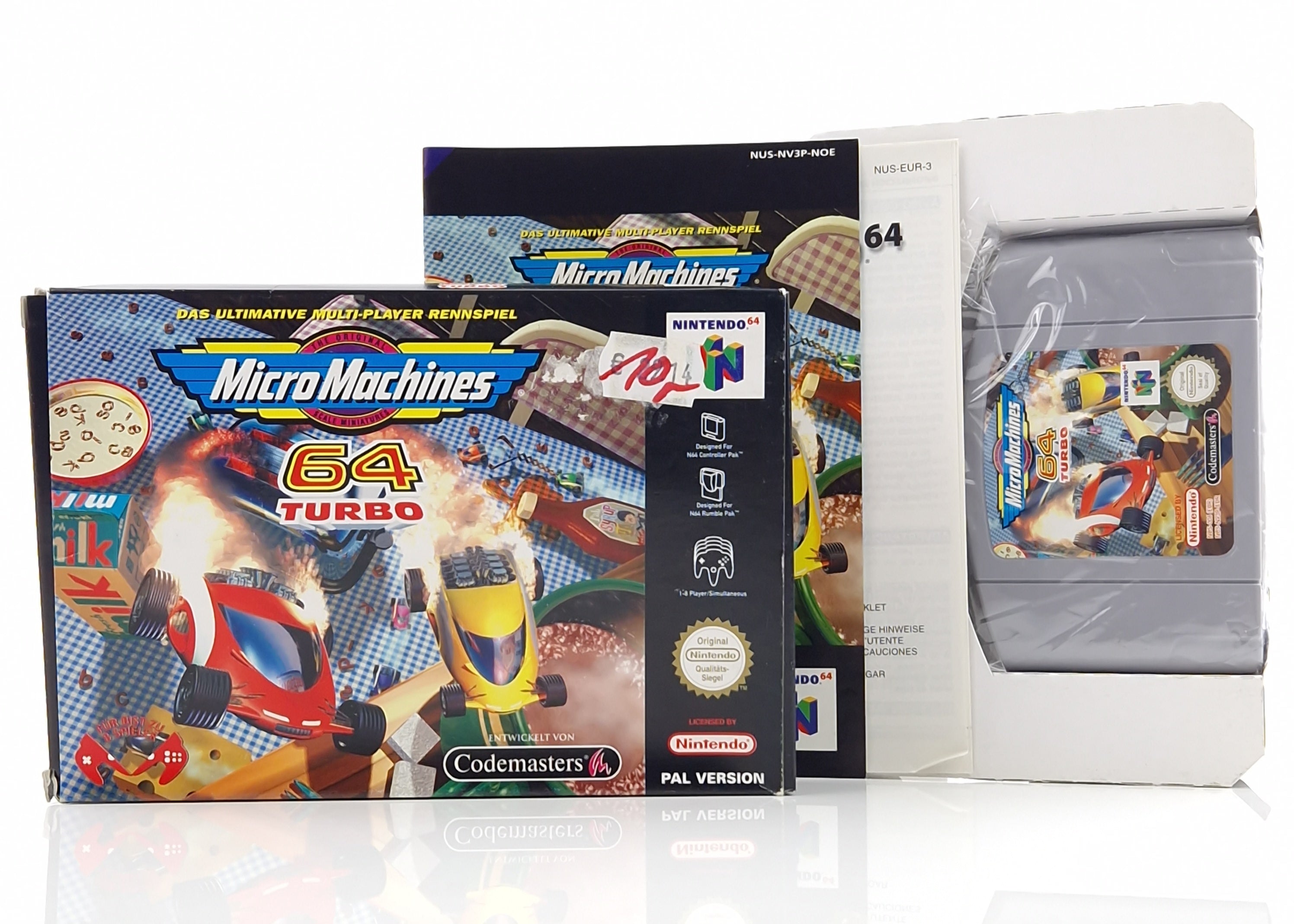 Nintendo 64 Spiel – Micro Machines 64 Turbo N64 PAL OVP