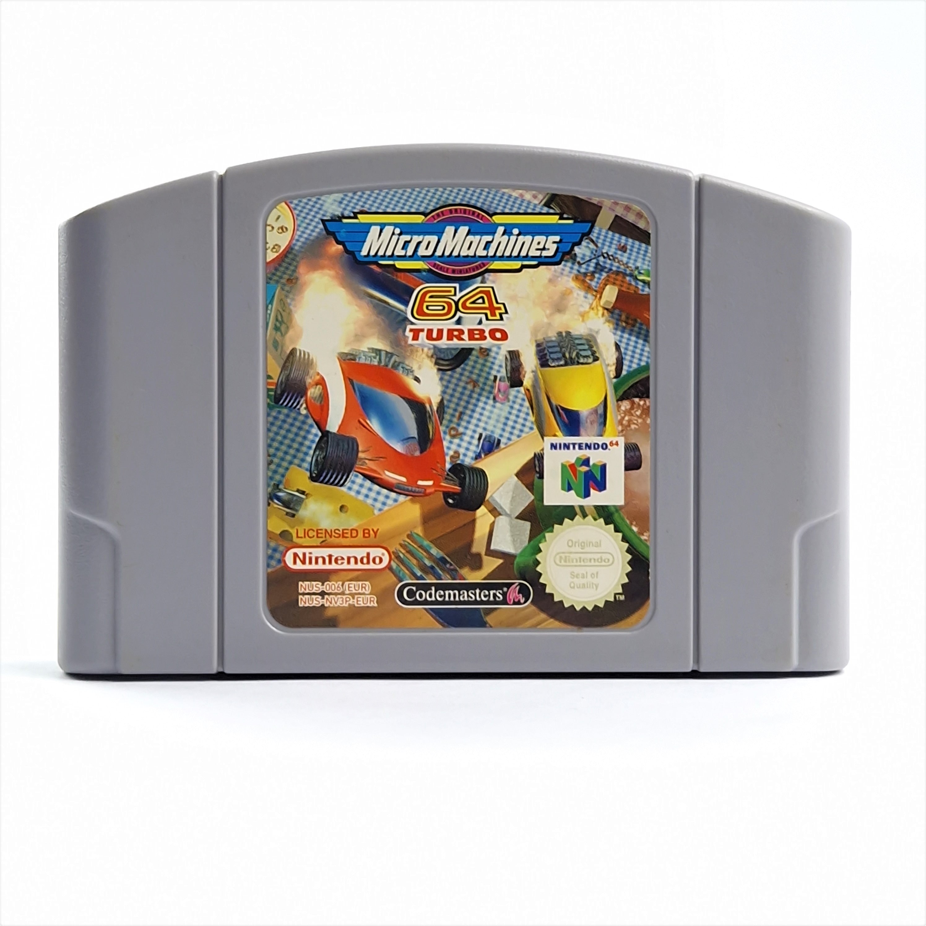 Nintendo 64 Spiel: Micro Machines 64 Turbo - Modul / Cartridge | N64 Pal Game