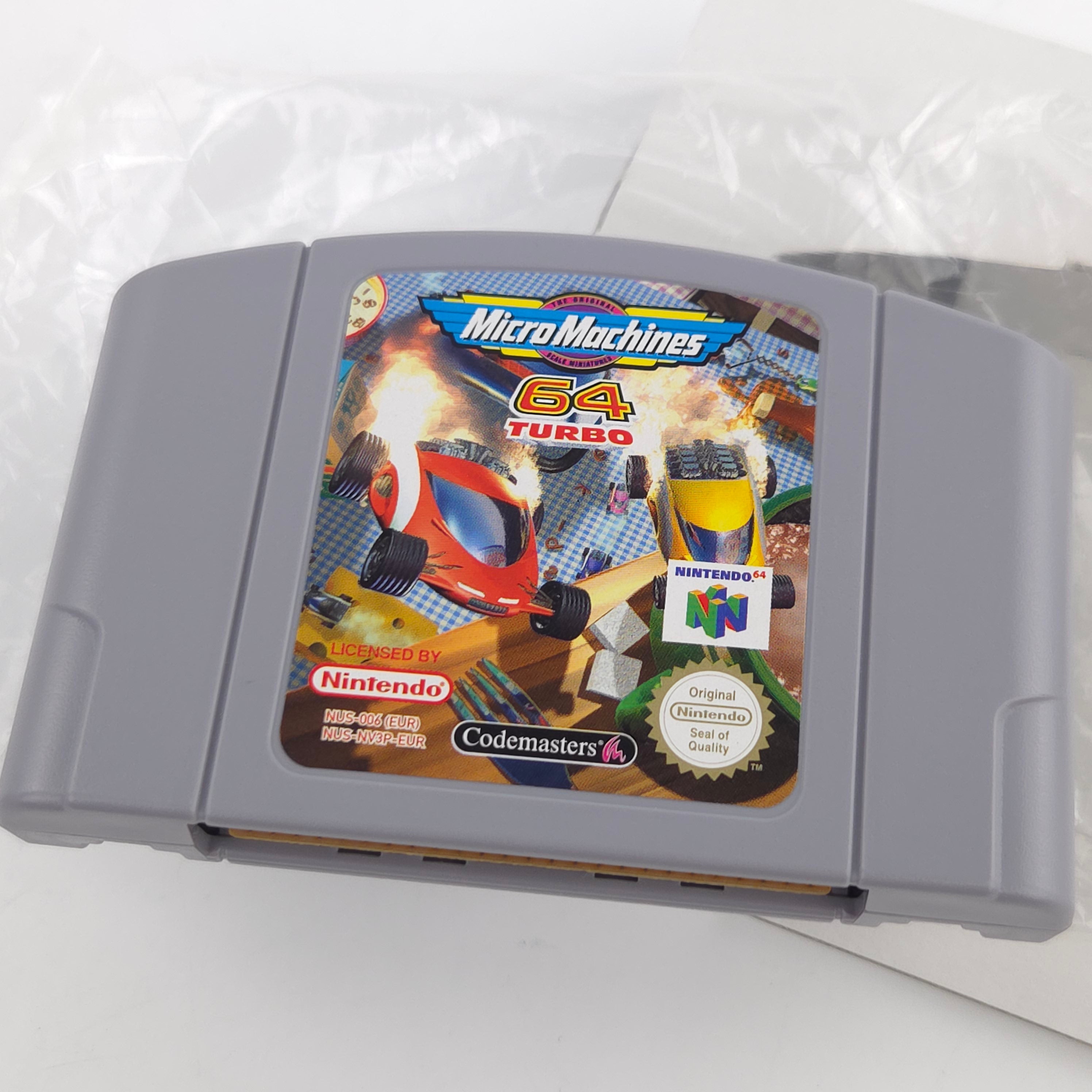 Nintendo 64 Spiel Micro Machines 64 Turbo N64 OVP PAL