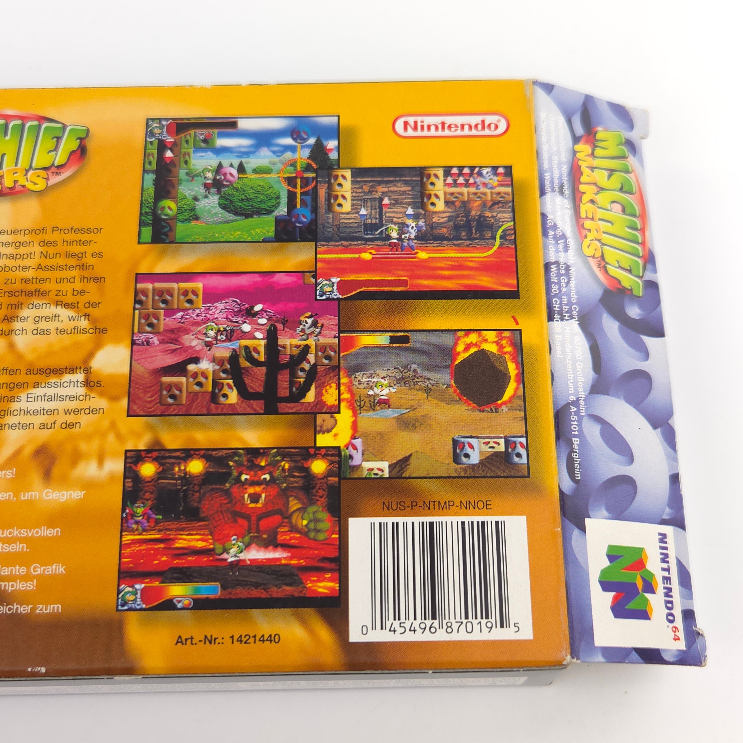 Nintendo 64 Spiel – Mischief Makers (OVP PAL DE)