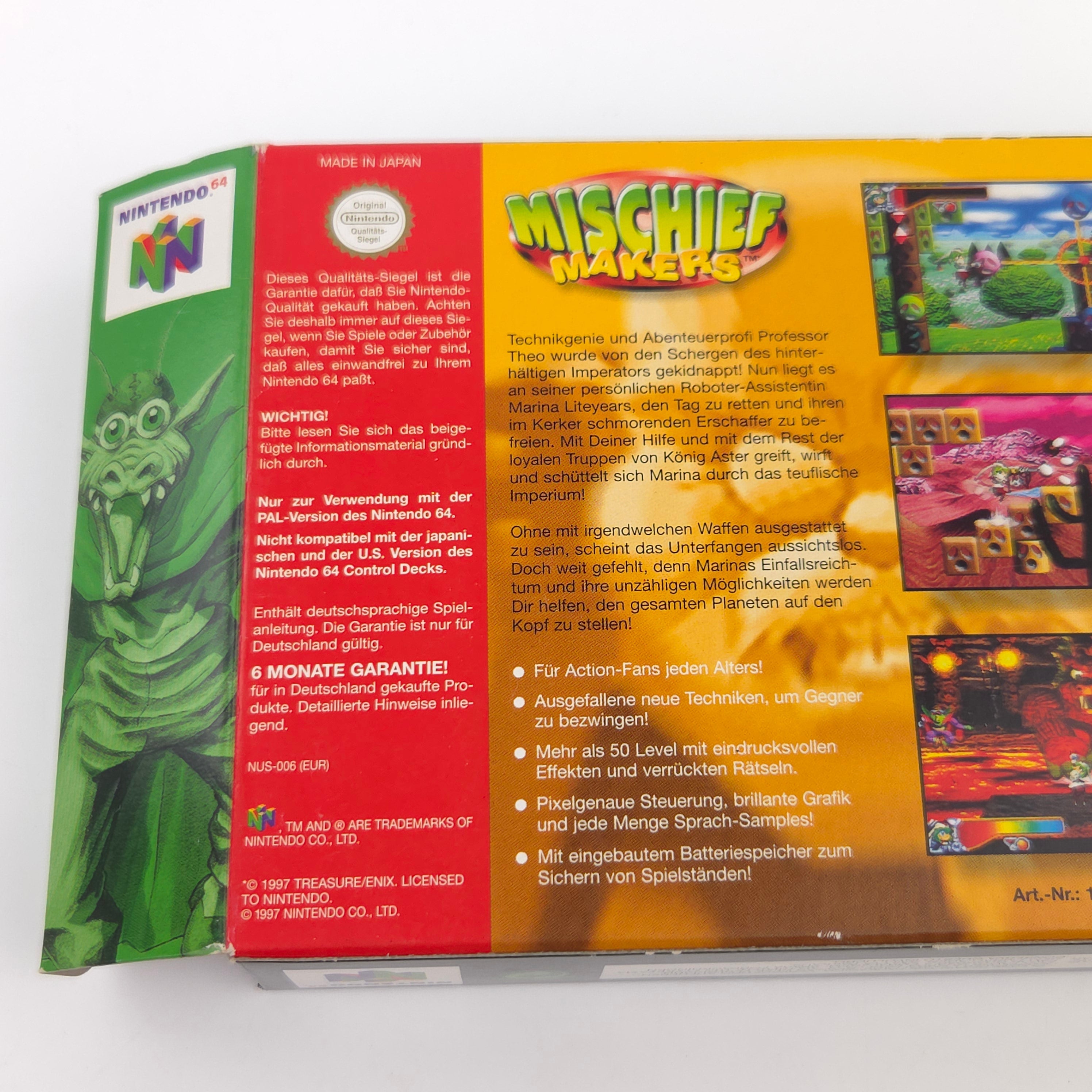 Nintendo 64 Spiel – Mischief Makers (OVP PAL DE)