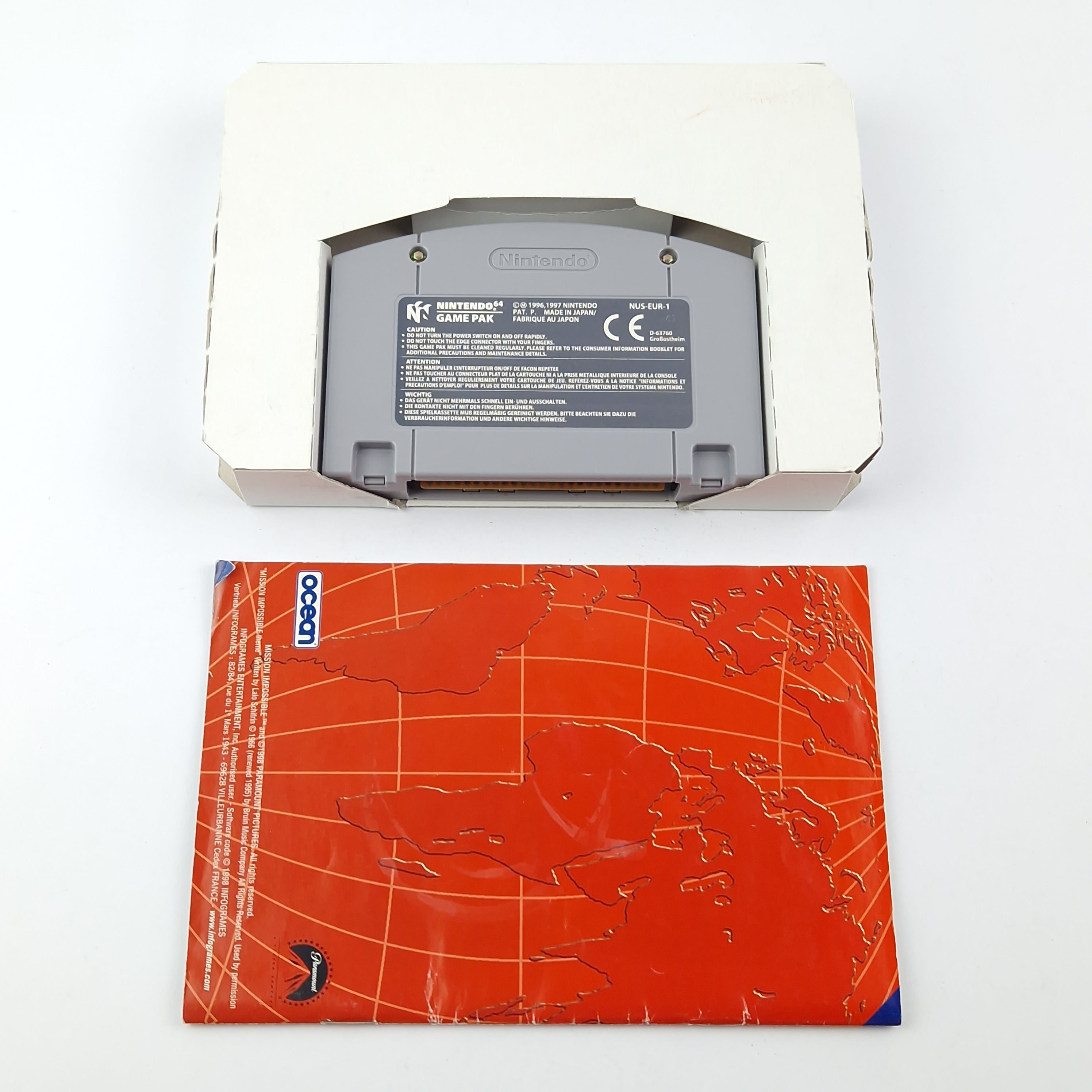 Nintendo 64 Spiel: Mission Impossible - Modul Anleitung OVP / N64 PAL