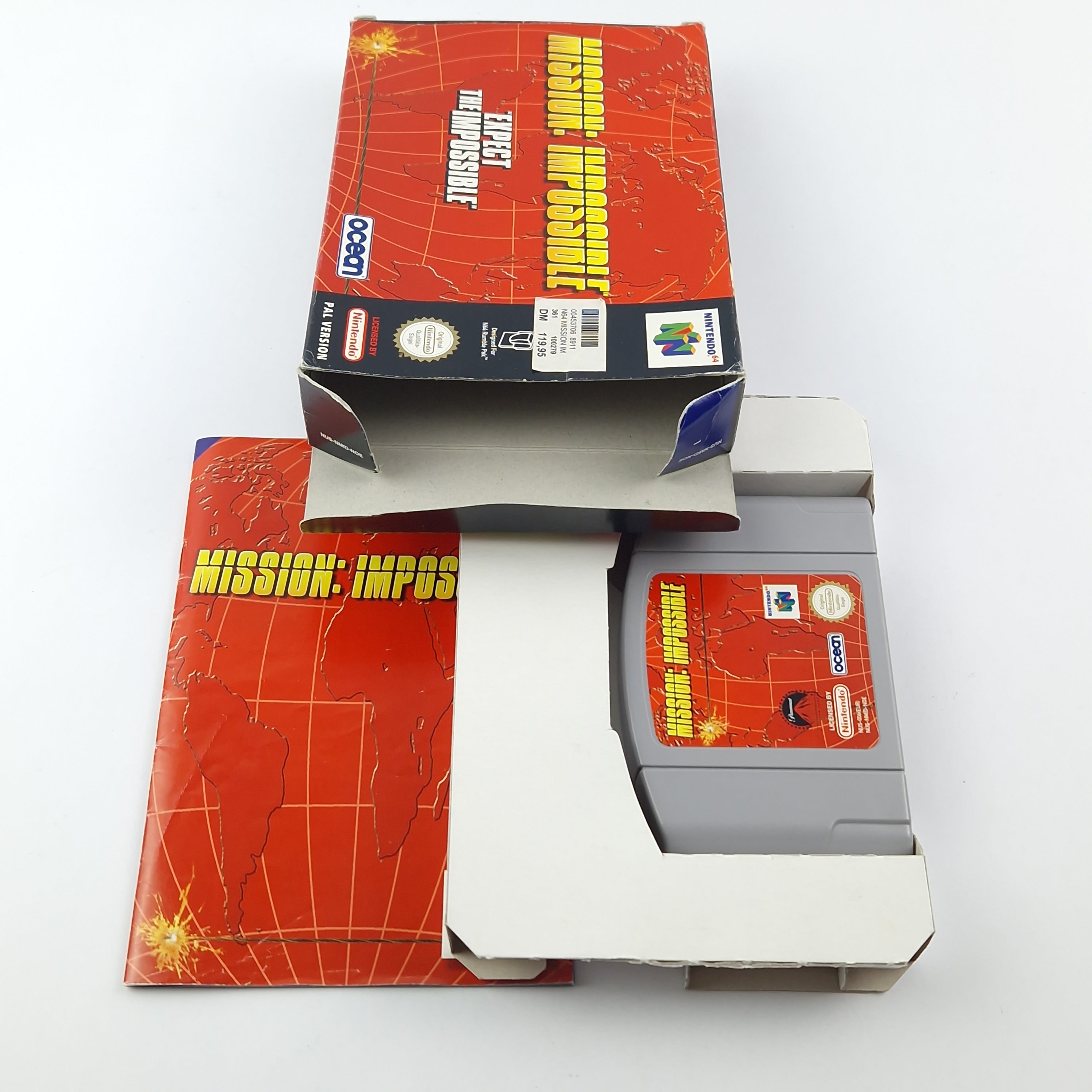 Nintendo 64 Spiel: Mission Impossible - Modul Anleitung OVP / N64 PAL