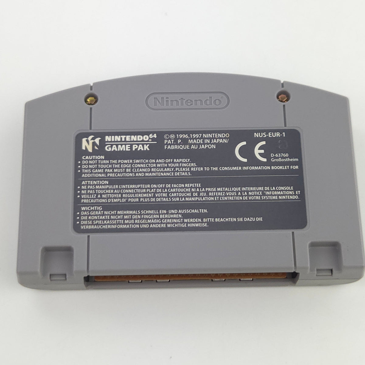 Nintendo 64 Spiel Mortal Kombat 4 PAL USK18
