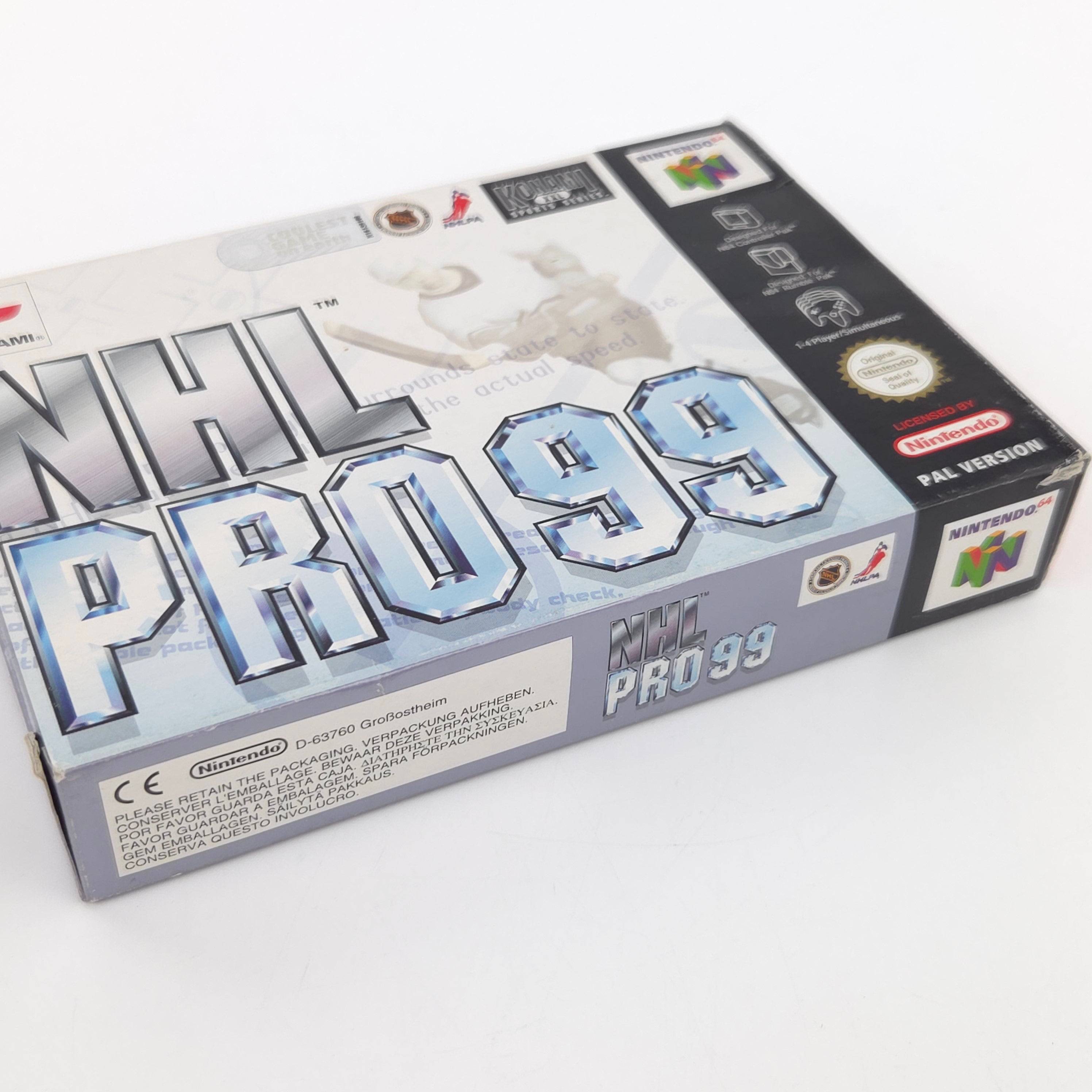 Nintendo 64 Spiel NHL Pro 99 Icehockey N64 OVP CIB PAL