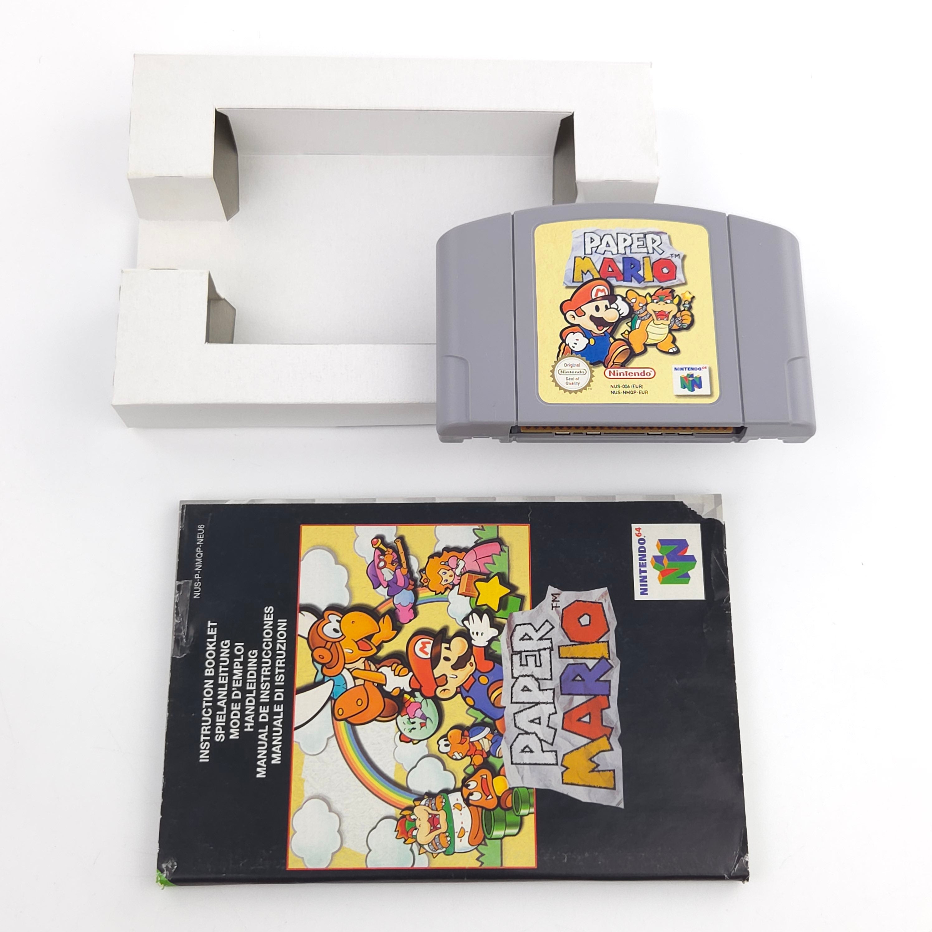 Nintendo 64 Spiel – Paper Mario (N64 OVP PAL)